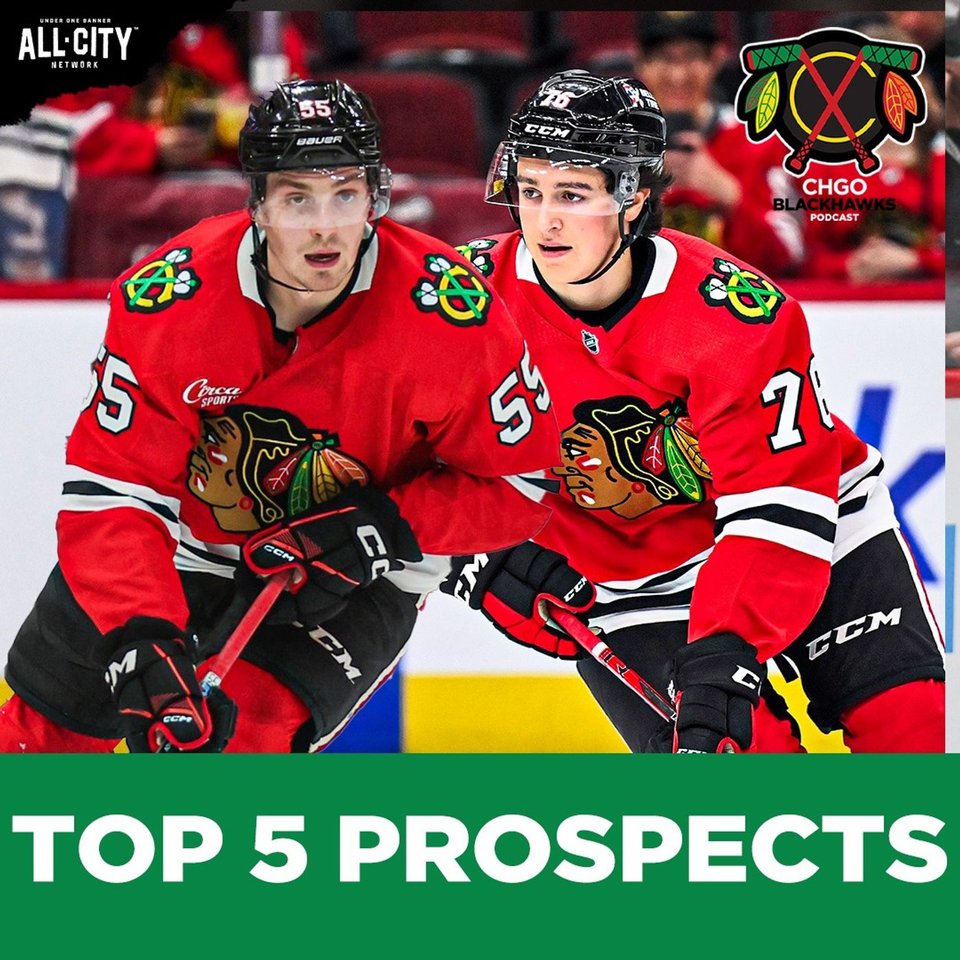 Who are the Chicago Blackhawks TOP FIVE Prospects? | CHGO Blackhawks Podcast