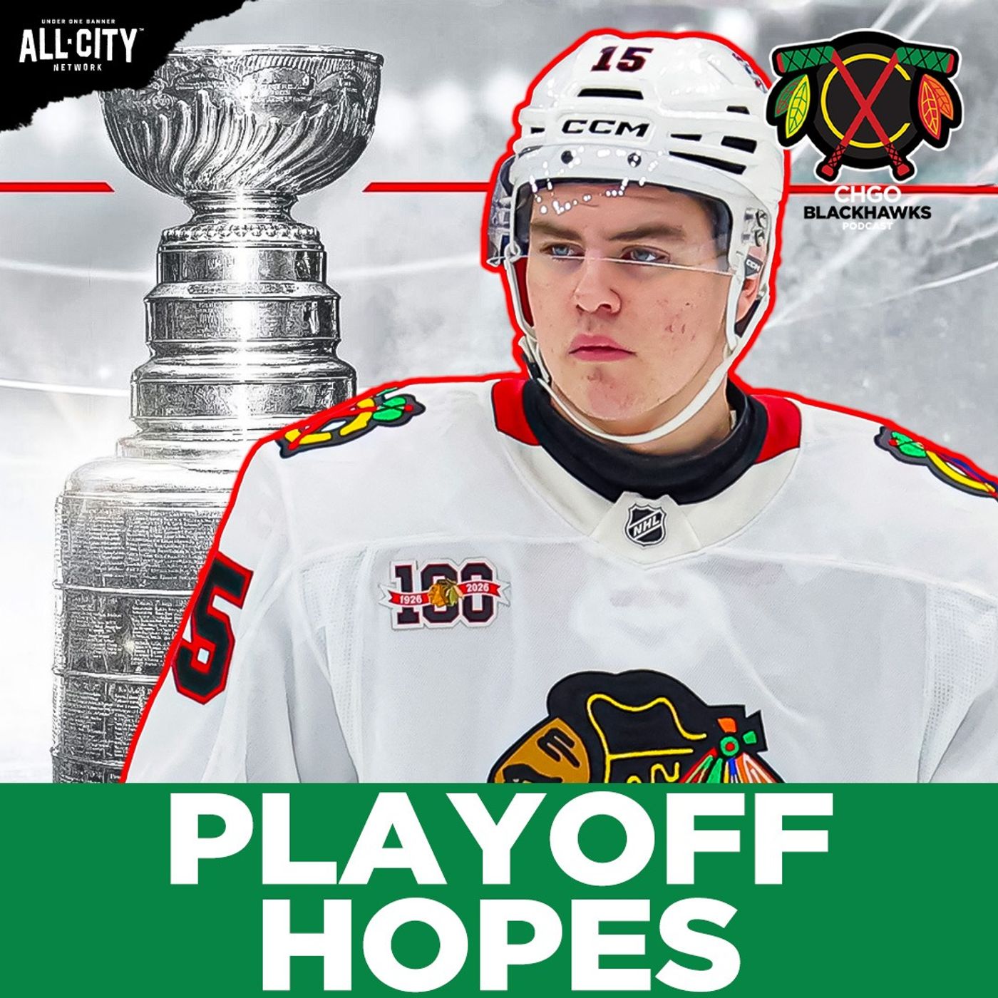 Anton Frondell Sets His Sights on the PLAYOFFS for the Chicago Blackhawks | CHGO Blackhawks Podcast