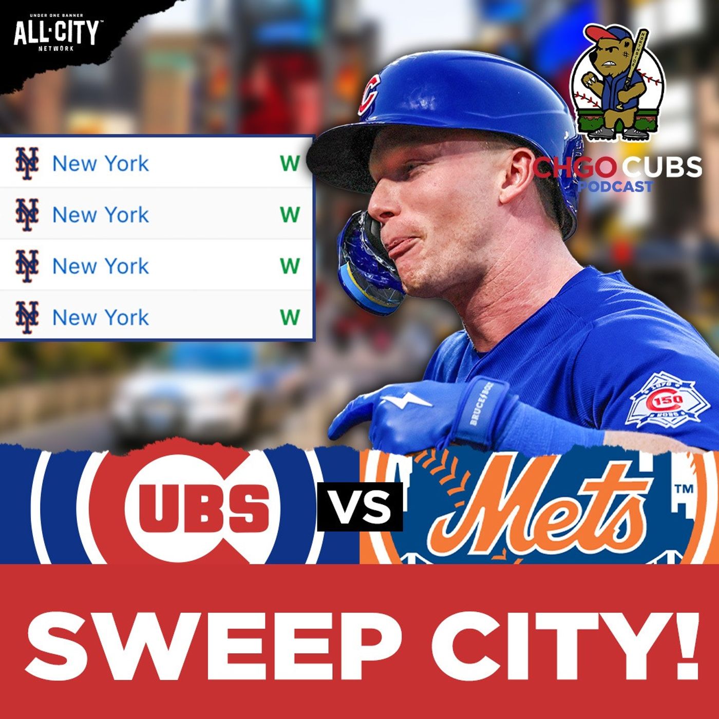 CUBS POSTGAME: SWEEP COMPLETE! Matthew Boyd Returns as Chicago Cubs Finish Off Mets! | CHGO Cubs episode artwork