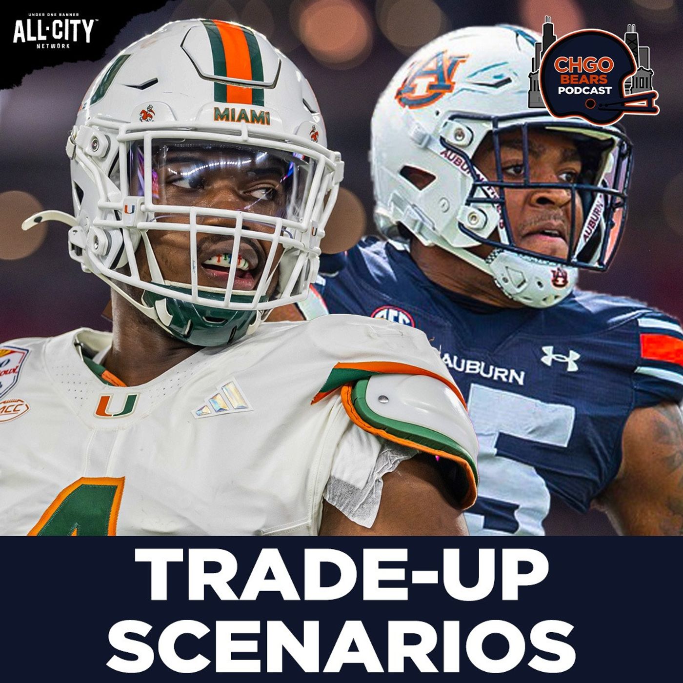 NFL DRAFT WHAT-IFs: Should the Chicago Bears Trade UP for Rueben Bain CHGO Bears Podcast