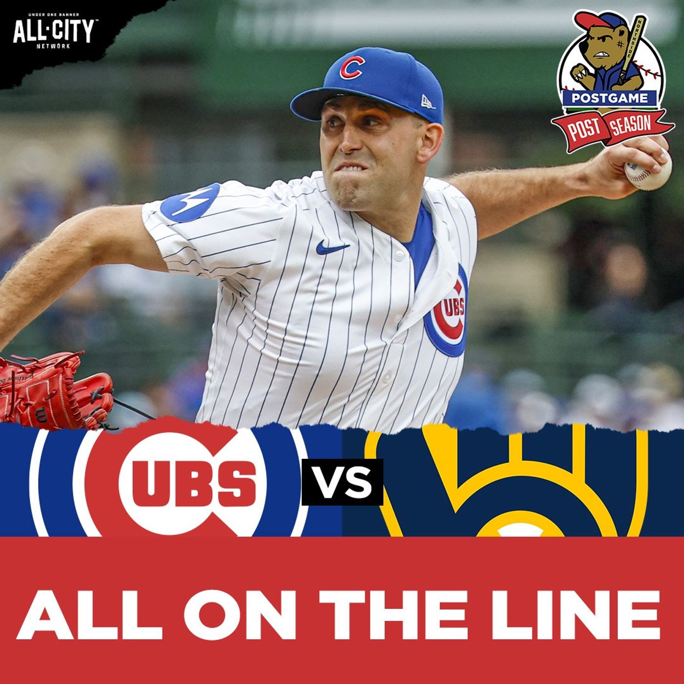 Chicago Cubs FORCE Game 5 vs Milwaukee Brewers! NLDS TIED! | CHGO Cubs POSTGAME Podcast