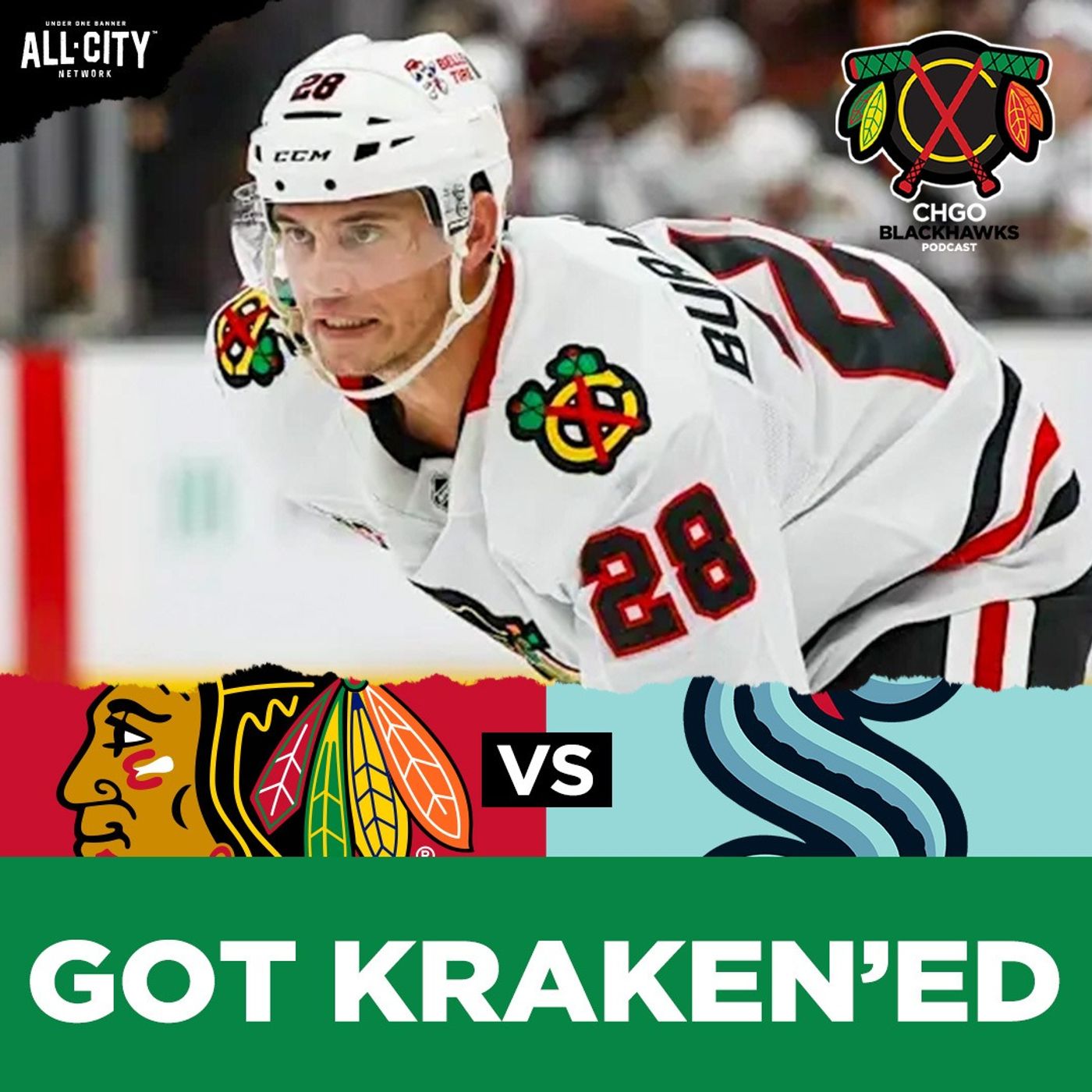 BLACKHAWKS POSTGAME: Chicago FALLS to Kraken Despite Andre Burakovsky Goal | CHGO Blackhawks Podcast