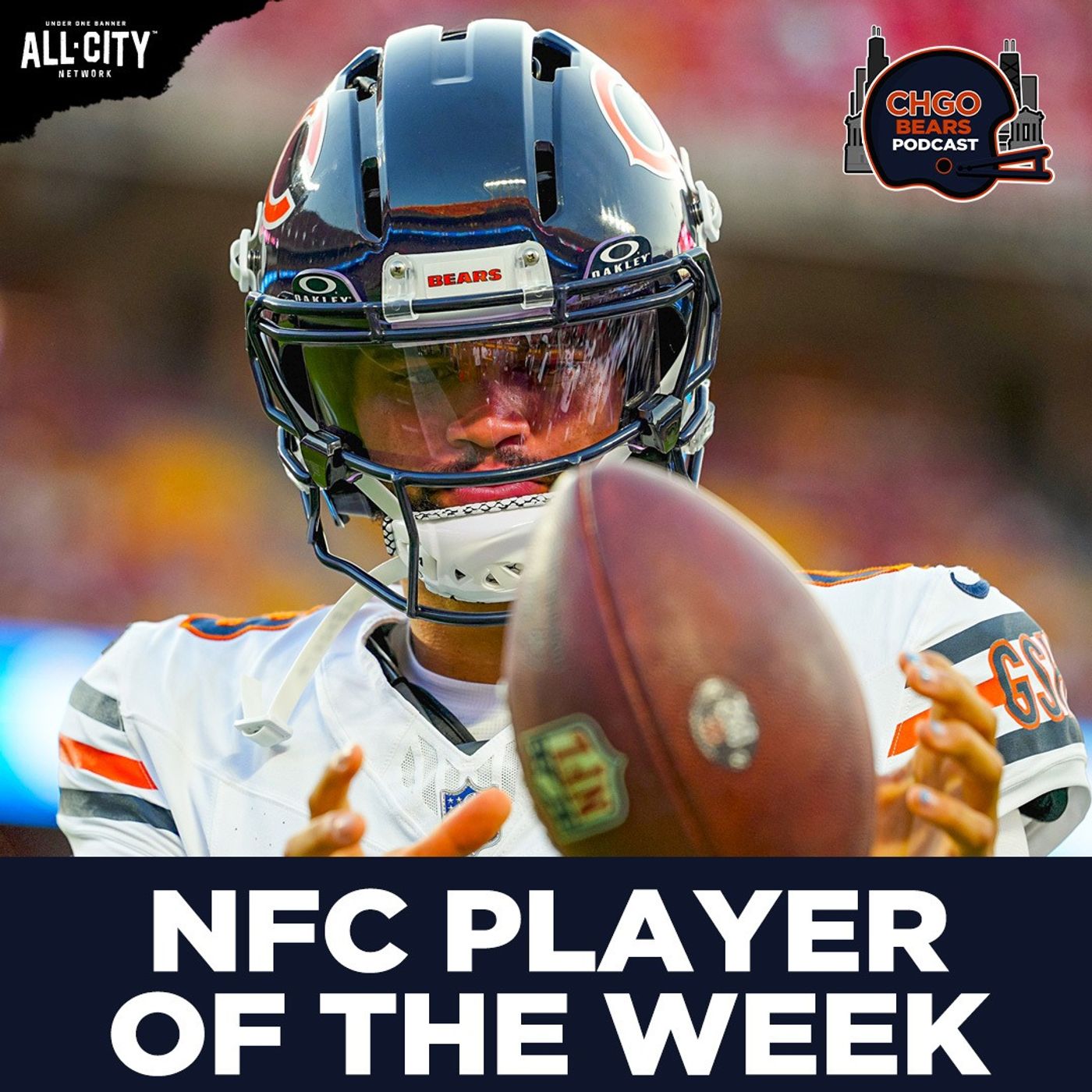 PLAYER OF THE WEEK: Caleb Williams Wins NFC Honors, Looks Onward to Raiders | CHGO Bears Podcast