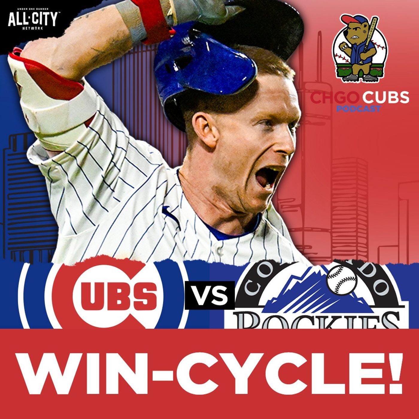 CUBS POSTGAME: Pete Crow-Armstrong COMPLETES THE CYCLE & Chicago Cubs WIN vs Rockies! | CHGO Cubs episode artwork