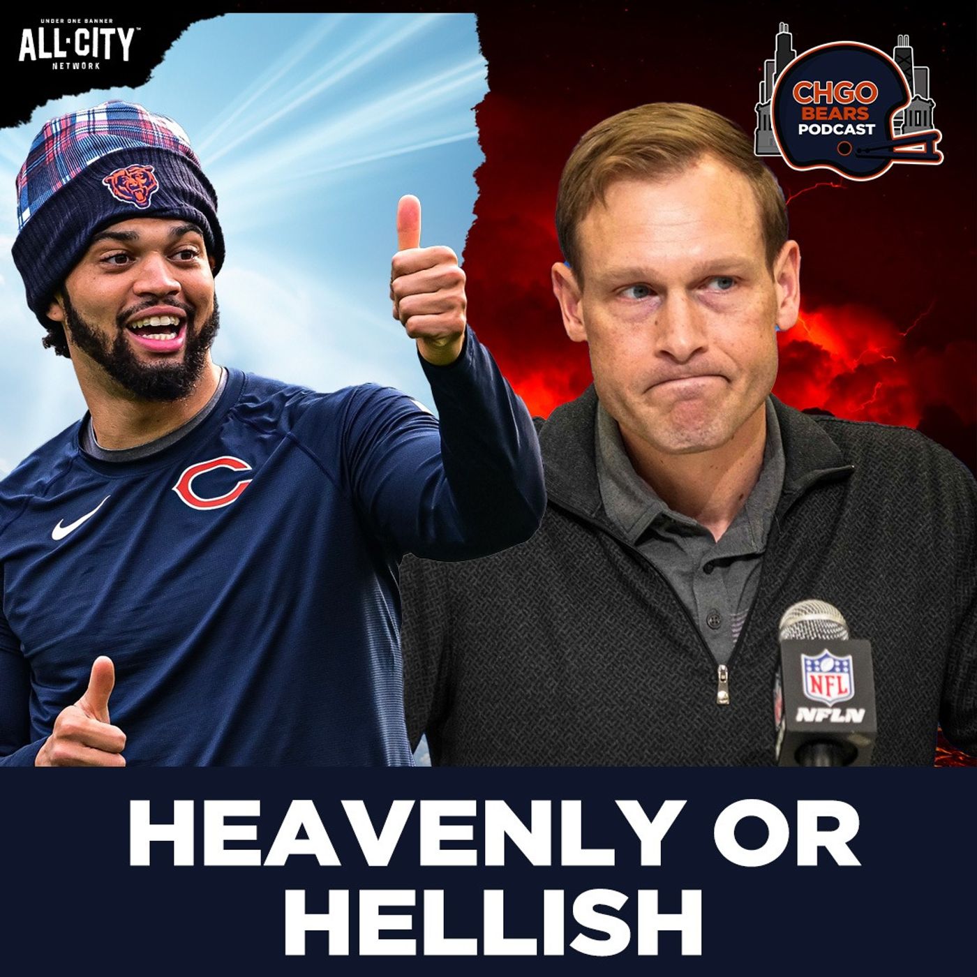 The Best and Worst Possible Outcomes for the Chicago Bears 2025 Season | CHGO Bears Podcast