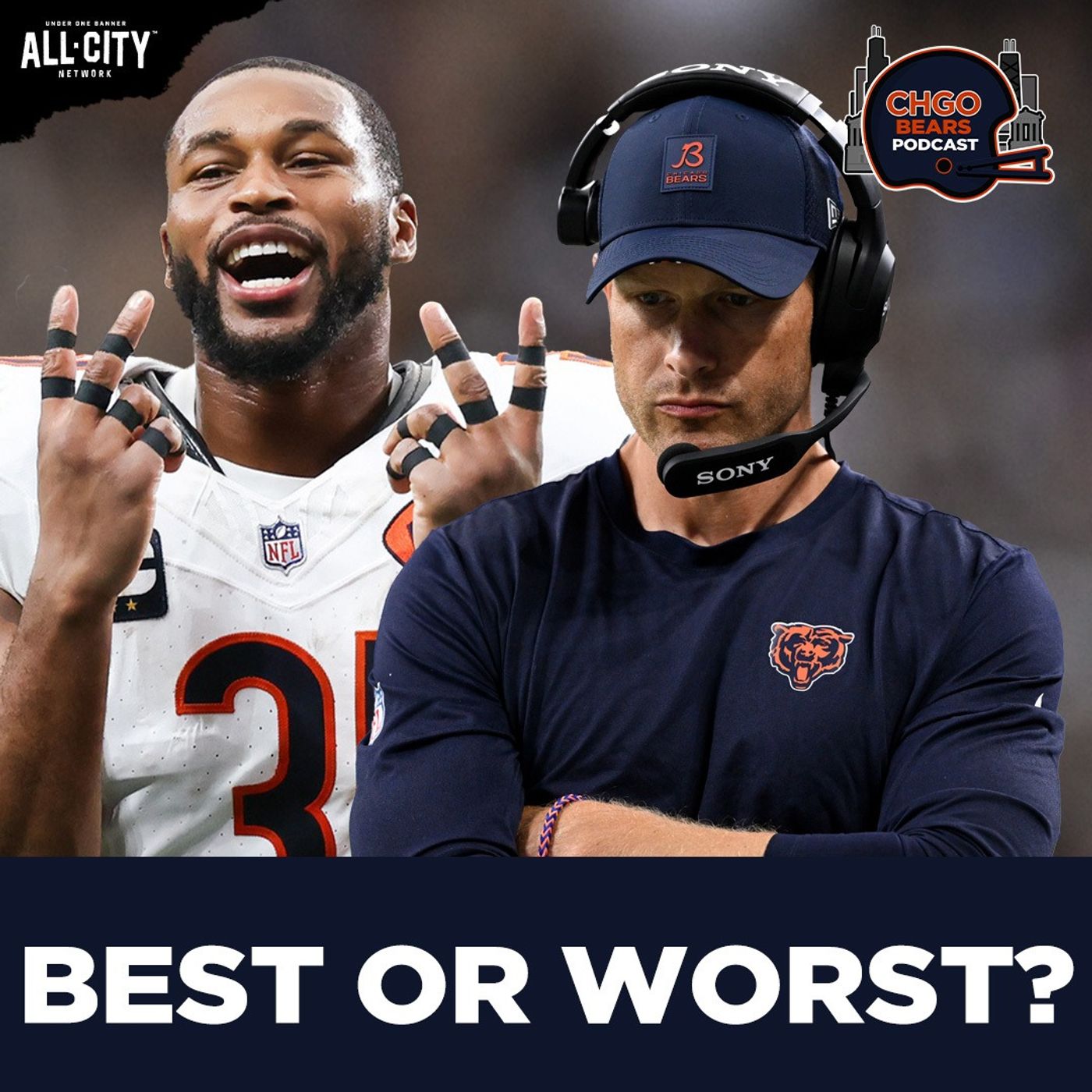 Best AND Worst Case Chicago Bears Scenarios with Carmie V | CHGO Bears Podcast