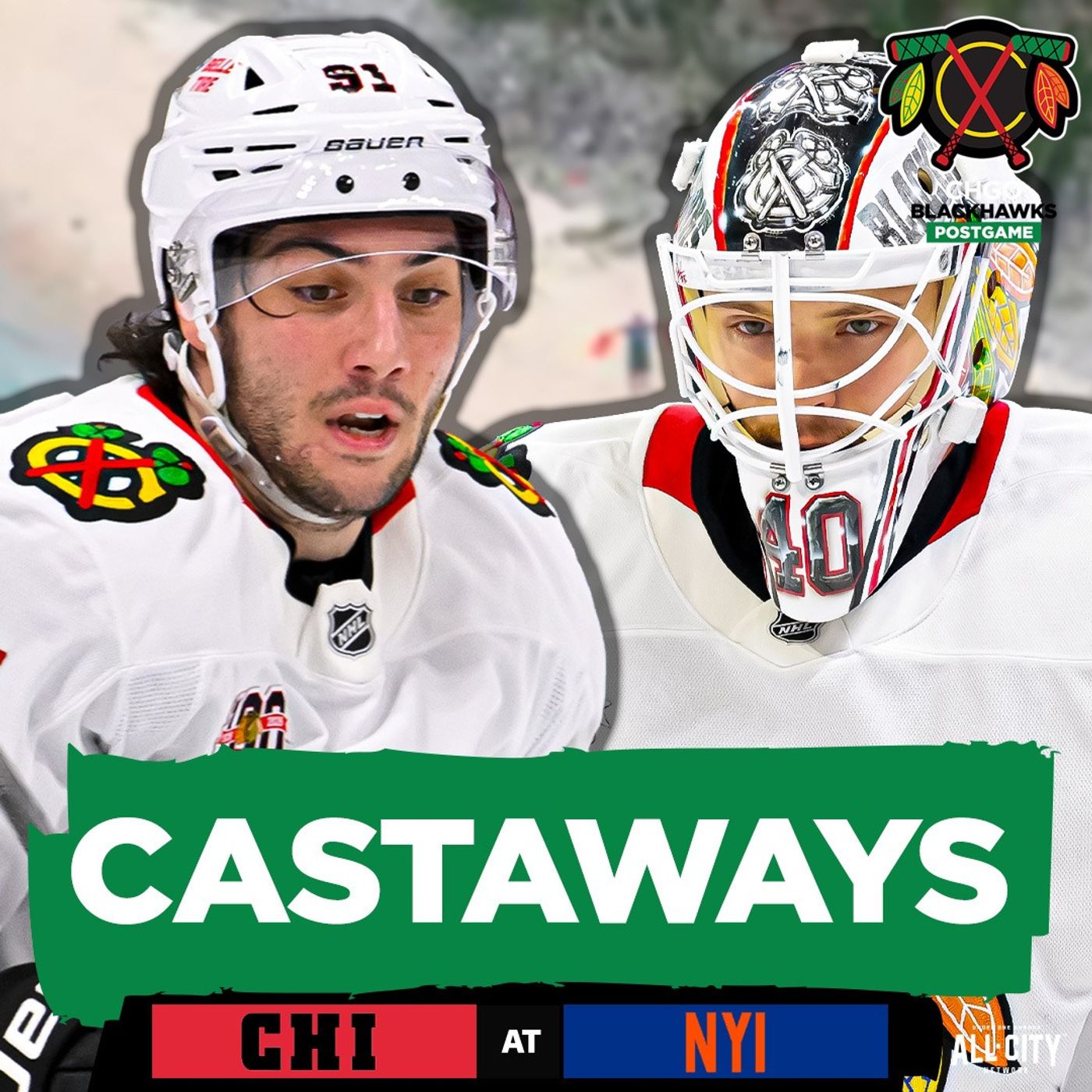 BLACKHAWKS POSTGAME: Nazar Scores 2nd of Season to AVOID SHUTOUT vs. NY Islanders | CHGO Blackhawks