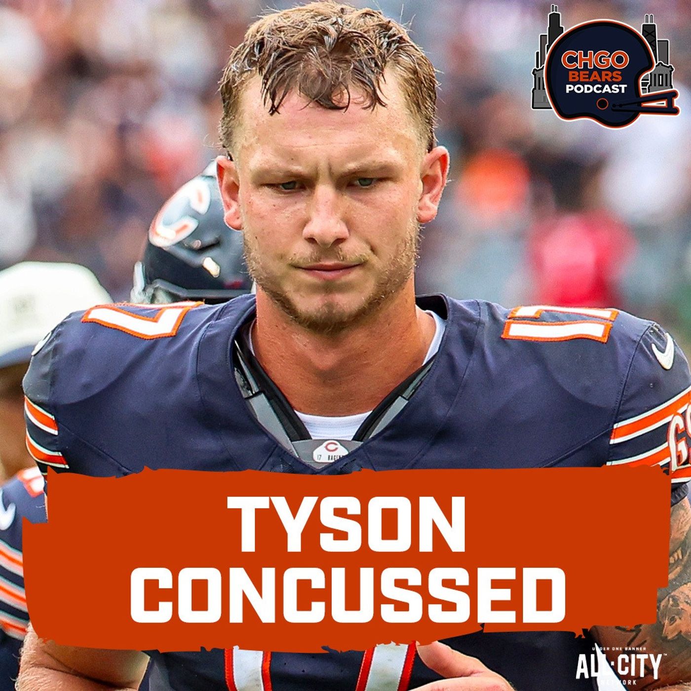 TYSON CONCUSSED: Tyson Bagent Enters Concussion Protocol as Bears Face Questions at QB | CHGO Bears