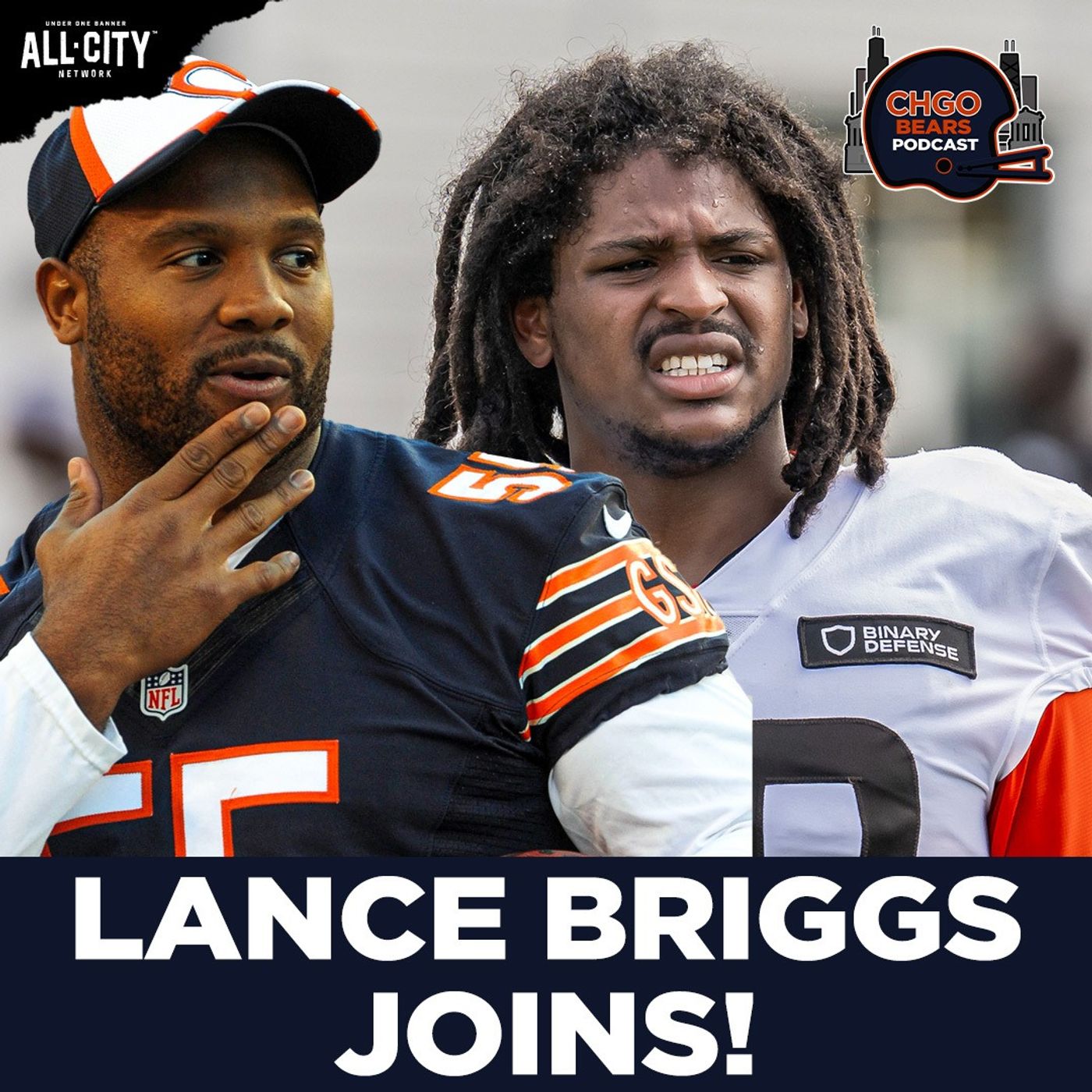LANCE BRIGGS JOINS! Have the Chicago Bears Improved at Linebacker? | CHGO Bears Podcast