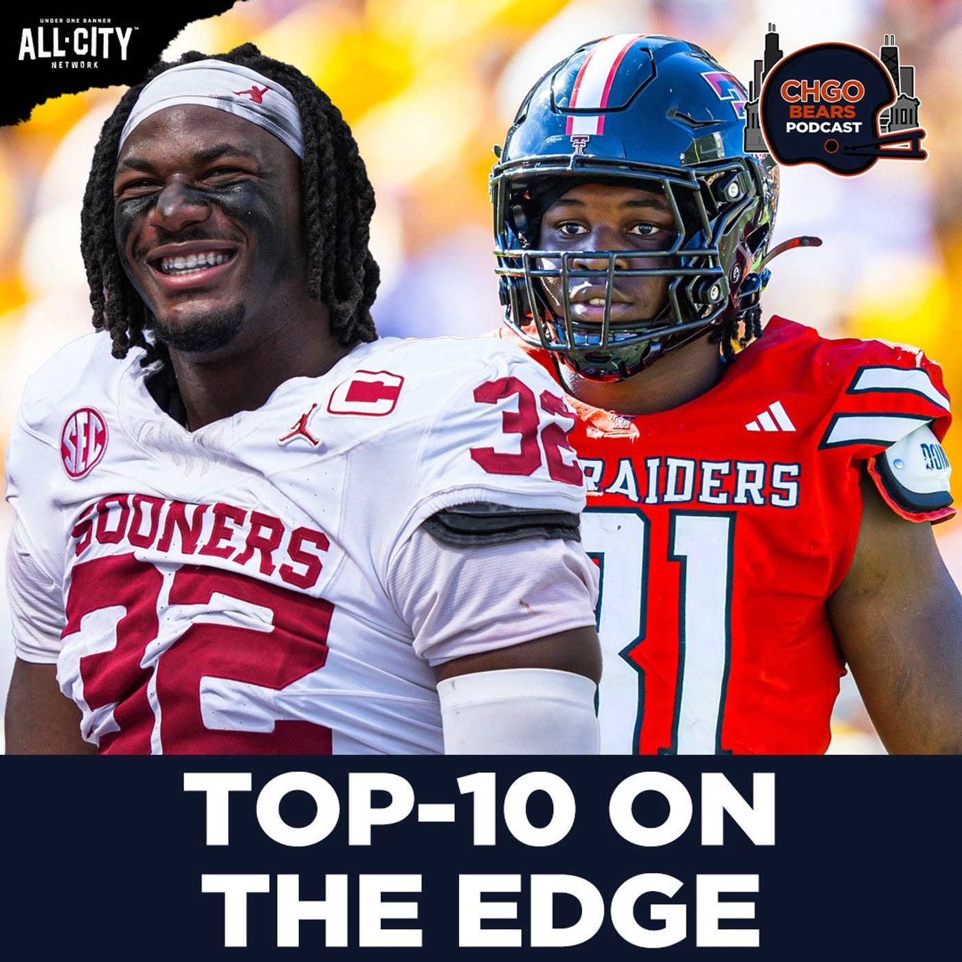 FINDING AN EDGE: The Top-10 EDGE Targets for the Chicago Bears in the NFL Draft | CHGO Bears