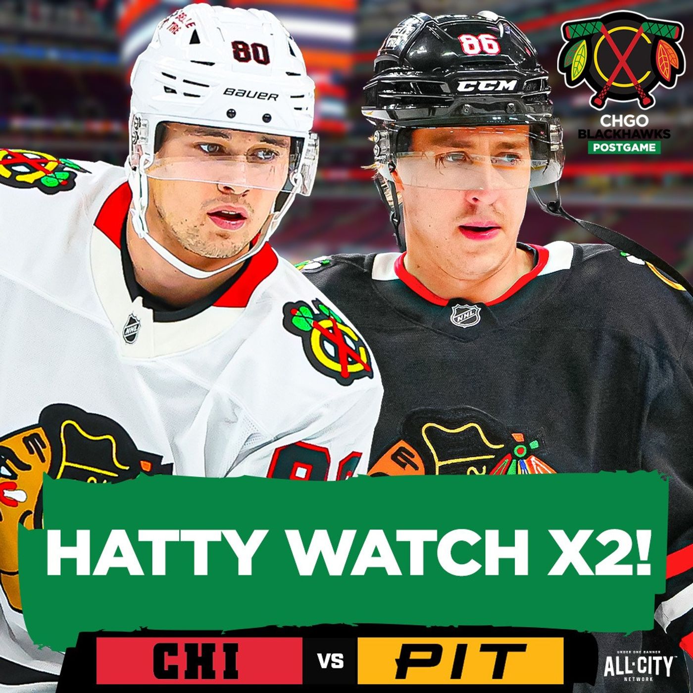 BLACKHAWKS POSTGAME: Bedard RETURNS, Kantserov & Teuvo Net TWO in Huge Win vs. PIT | CHGO Blackhawks