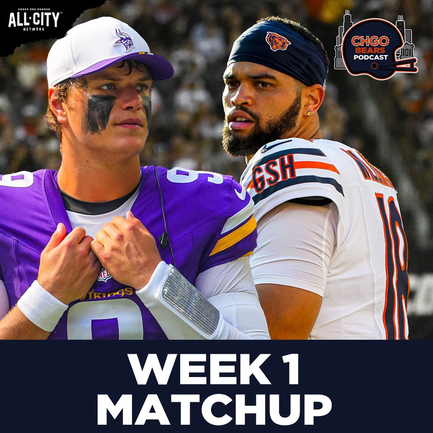 RIVAL TALK: Breaking Down Bears-Vikings Week 1 Matchup with Pete Bercich | CHGO Bears Podcast