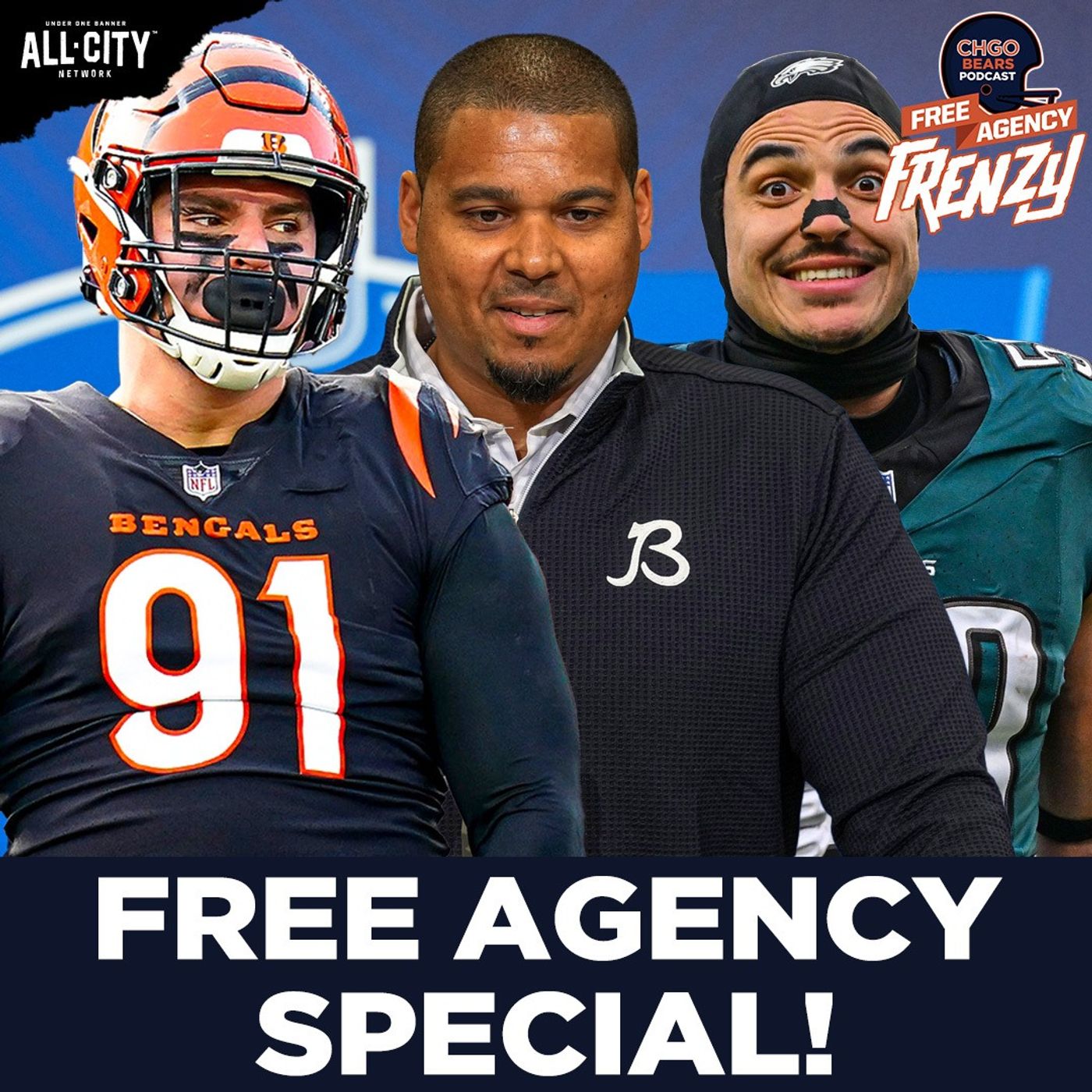 NFL FREE AGENCY LIVE STREAM: Can Ryan Poles Fix the Chicago Bears D-Line? | CHGO Bears Podcast
