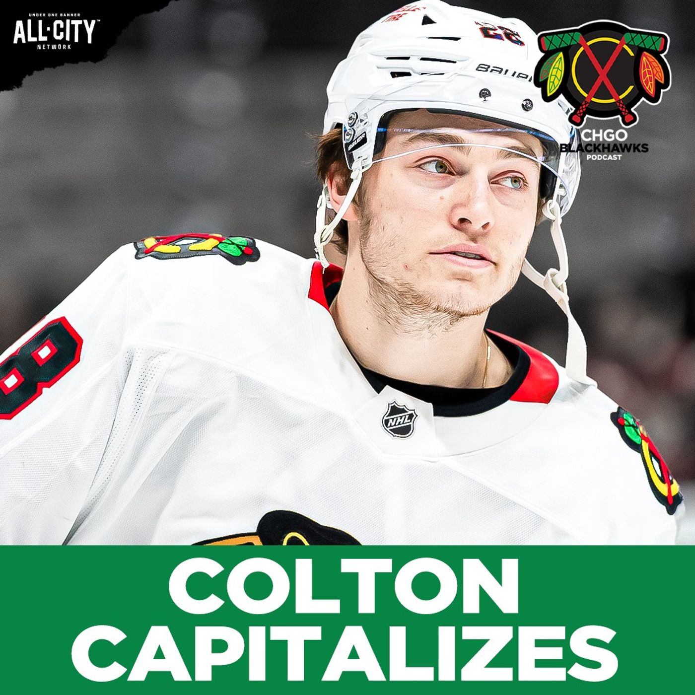 Colton Dach IMPRESSES with goal in Hawks' loss to the Red Wings | CHGO Blackhawks POSTGAME Podcast