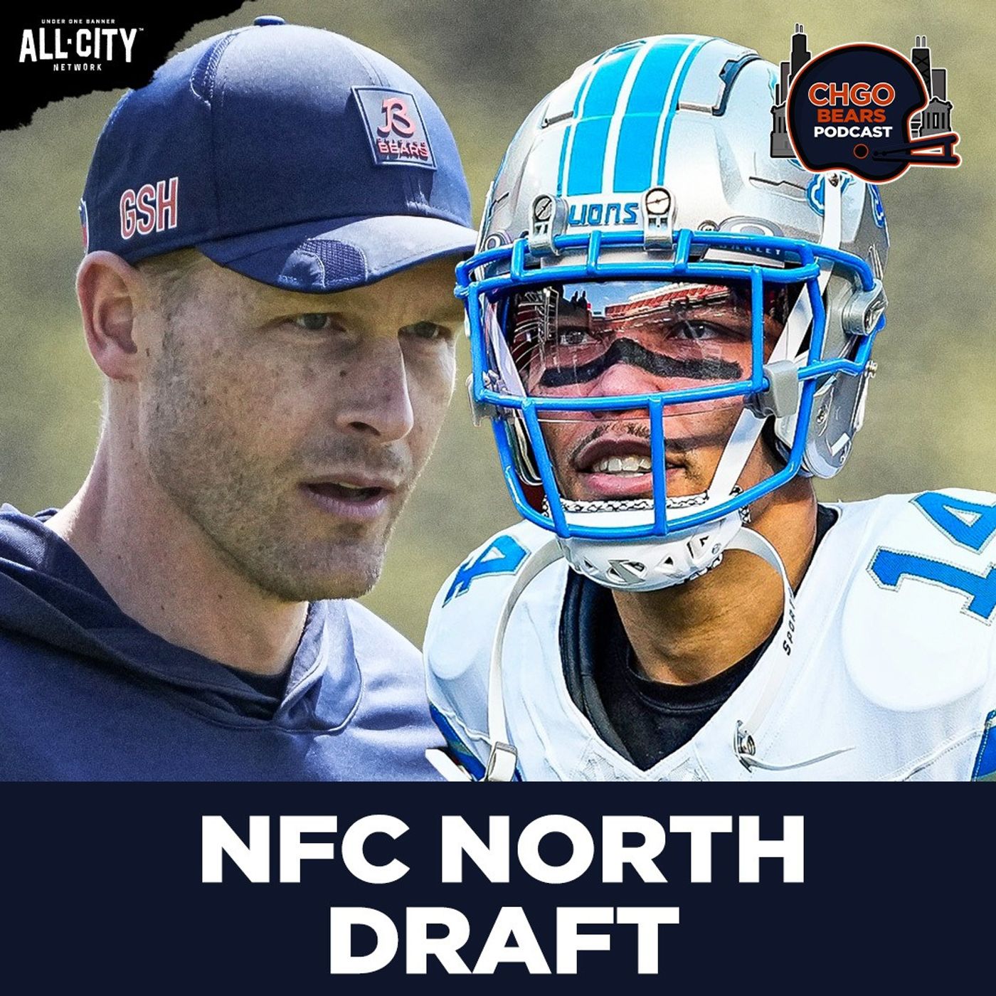 NFC North Offense, Head Coach Draft: Which Team Comes Out on Top?  | CHGO Bears Podcast