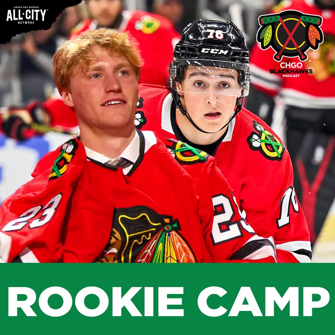 Levshunov & Rinzel SHINE! Chicago Blackhawks Open Rookie Camp | CHGO Blackhawks Podcast