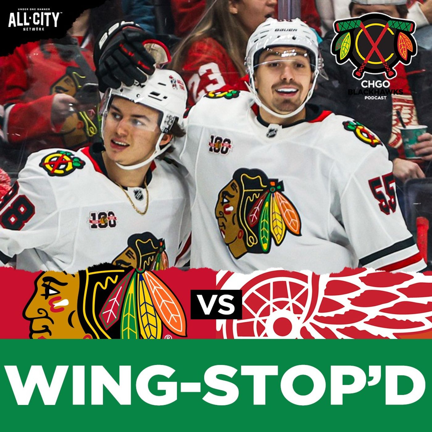 BLACKHAWKS POSTGAME: Connor Bedard Scores AGAIN, Hawks Clip Wings 5-1 | CHGO Blackhawks Podcast