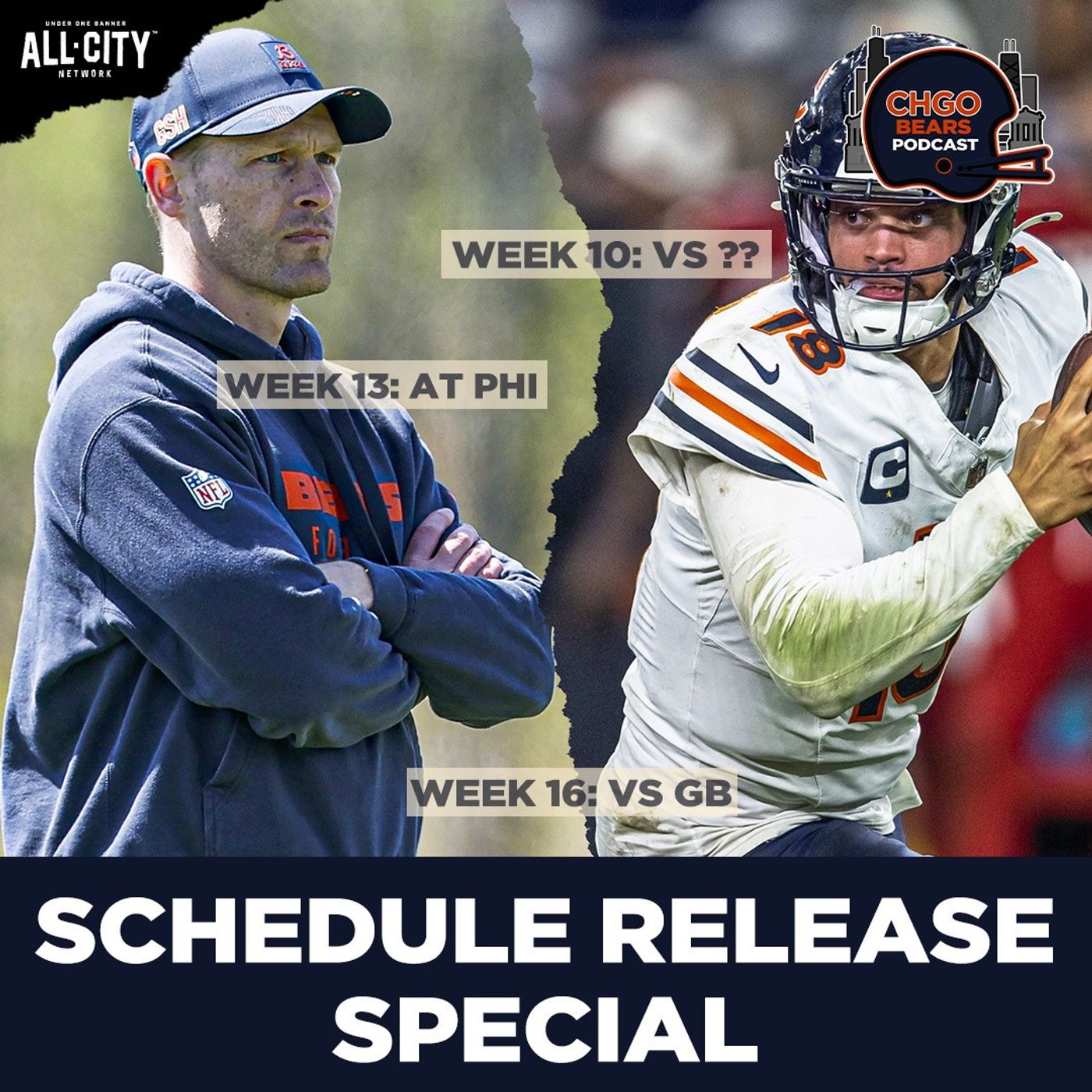 Chicago Bears Schedule Release Special: Ben Johnson's First Test on MNF | CHGO Bears Podcast