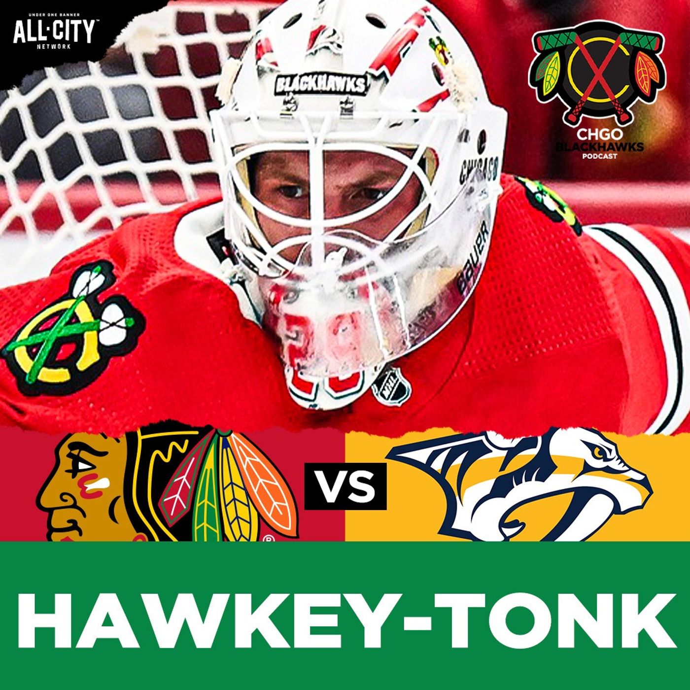 BLACKHAWKS POSTGAME: Drew Commesso SHUTS OUT Nashville Predators For First NHL Win | CHGO Blackhawks