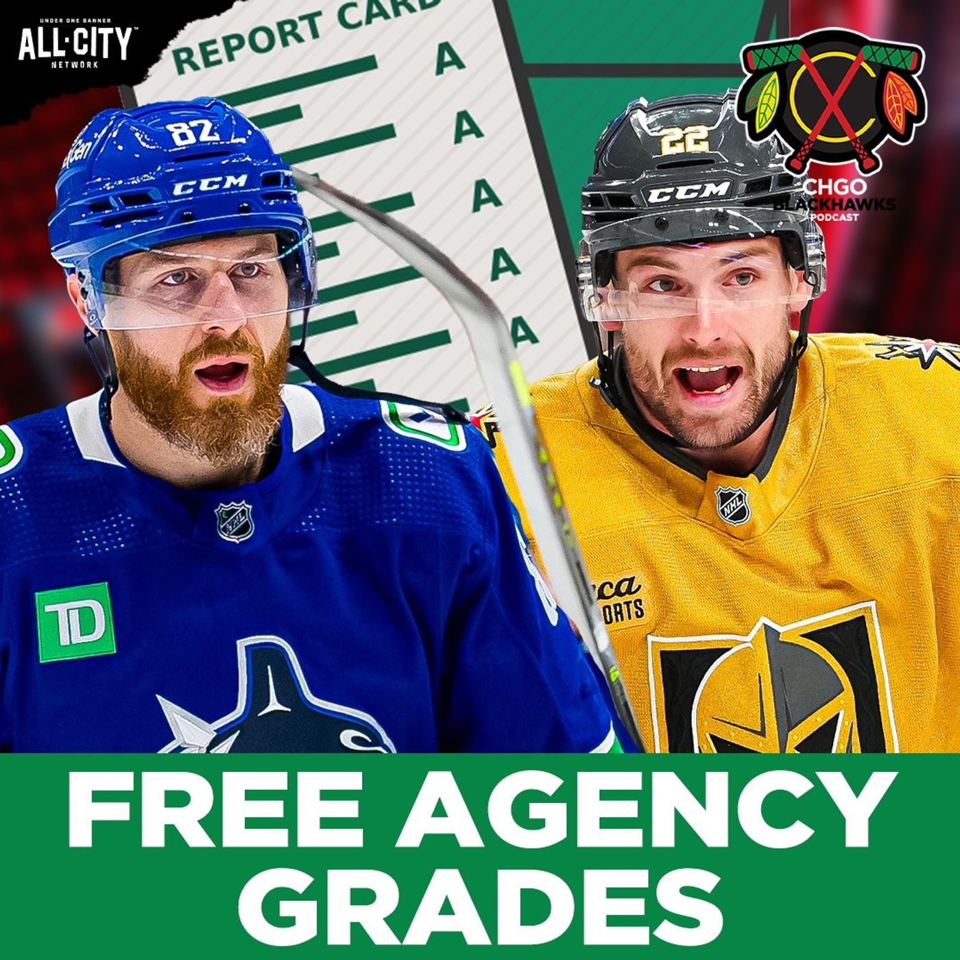 REPORT CARD: Grading the Chicago Blackhawks Start to NHL Free Agency episode artwork