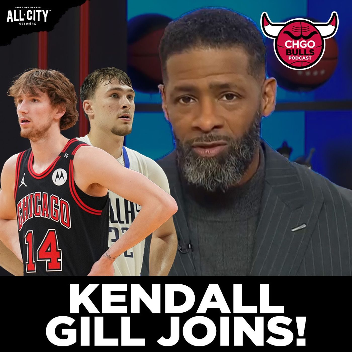 Kendall Gill on Matas Buzelis vs Cooper Flagg and MORE Chicago Bulls HOT TAKES | CHGO Bulls Podcast