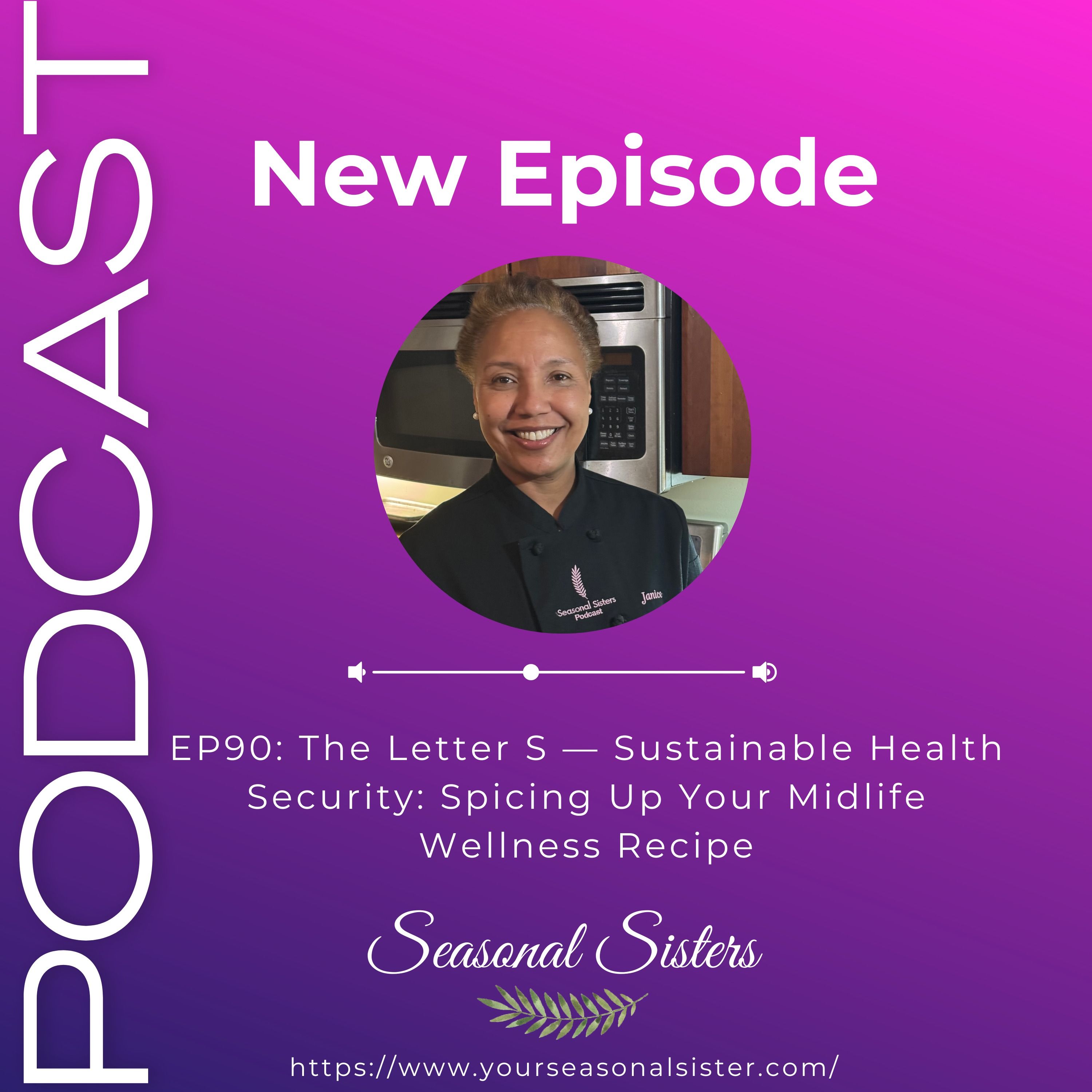 The Letter S — Sustainable Health Security: Spicing Up Your Midlife Wellness Recipe