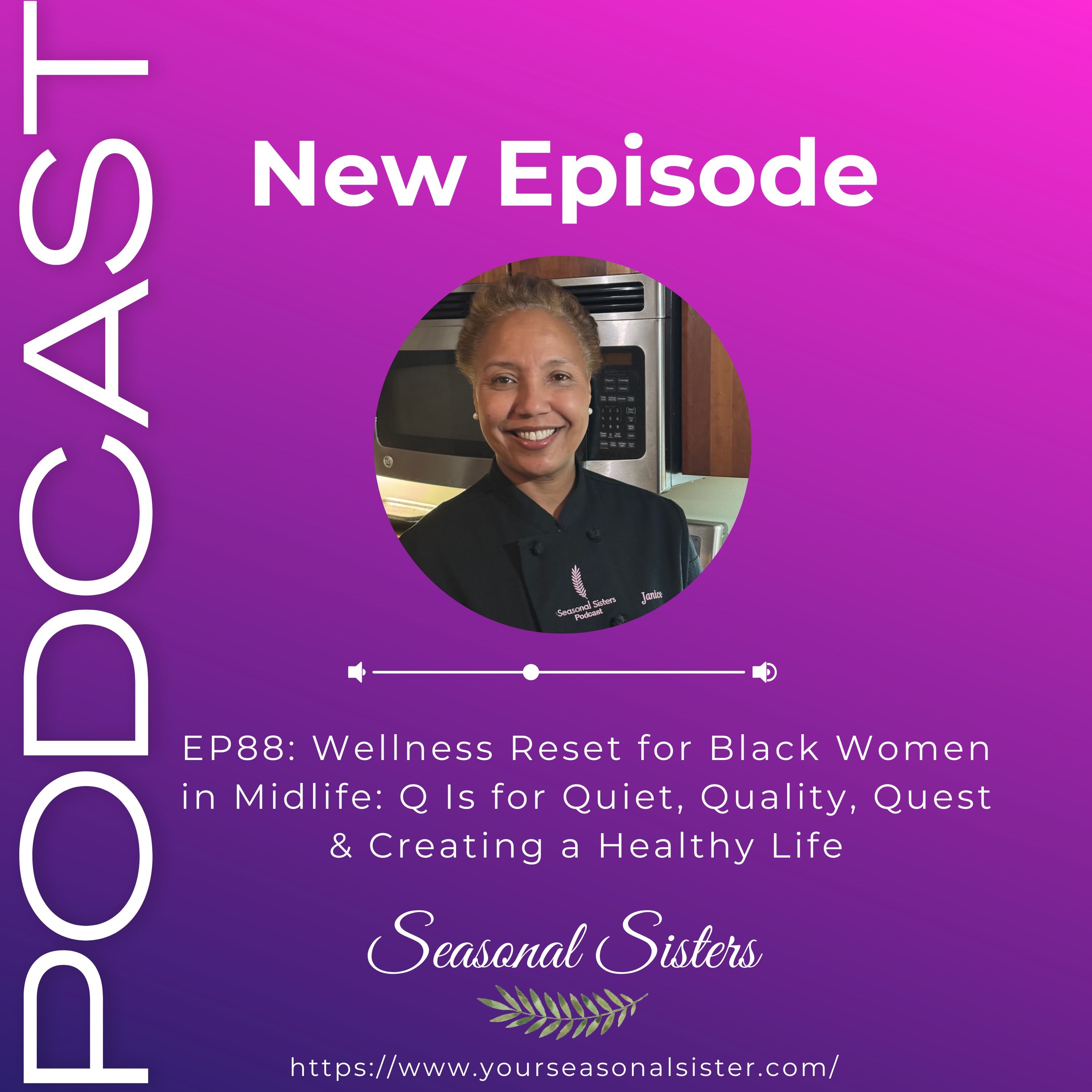 Wellness Reset for Black Women in Midlife: Q Is for Quiet, Quality, Quest & Creating a Healthy Life