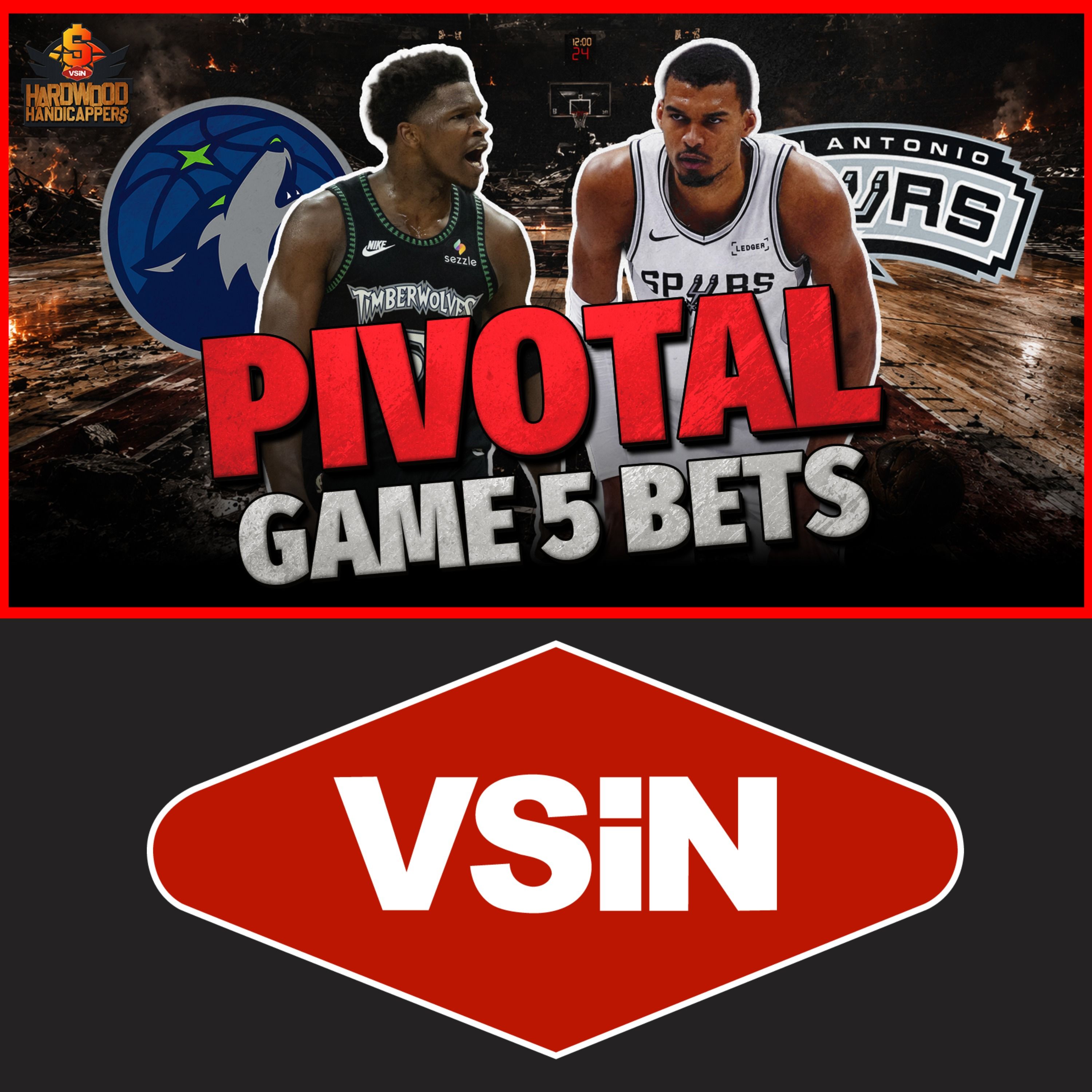 NBA Playoffs Game 5 Timberwolves at Spurs Betting Picks + Futures Values (5/12/26)