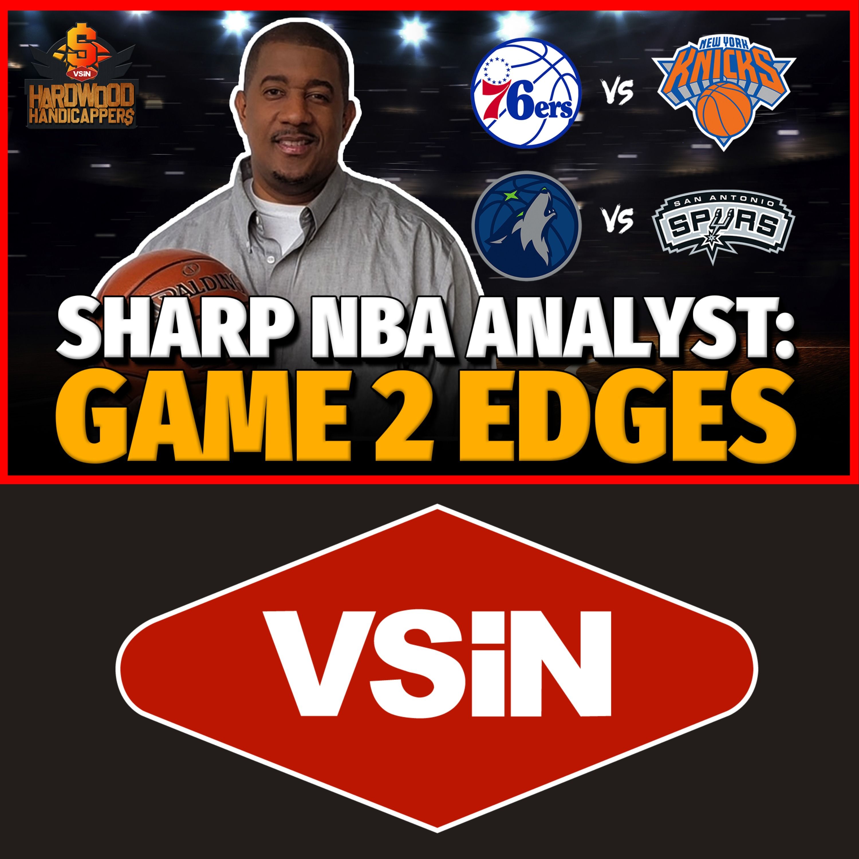 Sharp NBA Analyst: NBA Game 2 Betting Picks for Knicks at 76ers & Wolves at Spurs (5/6/26)