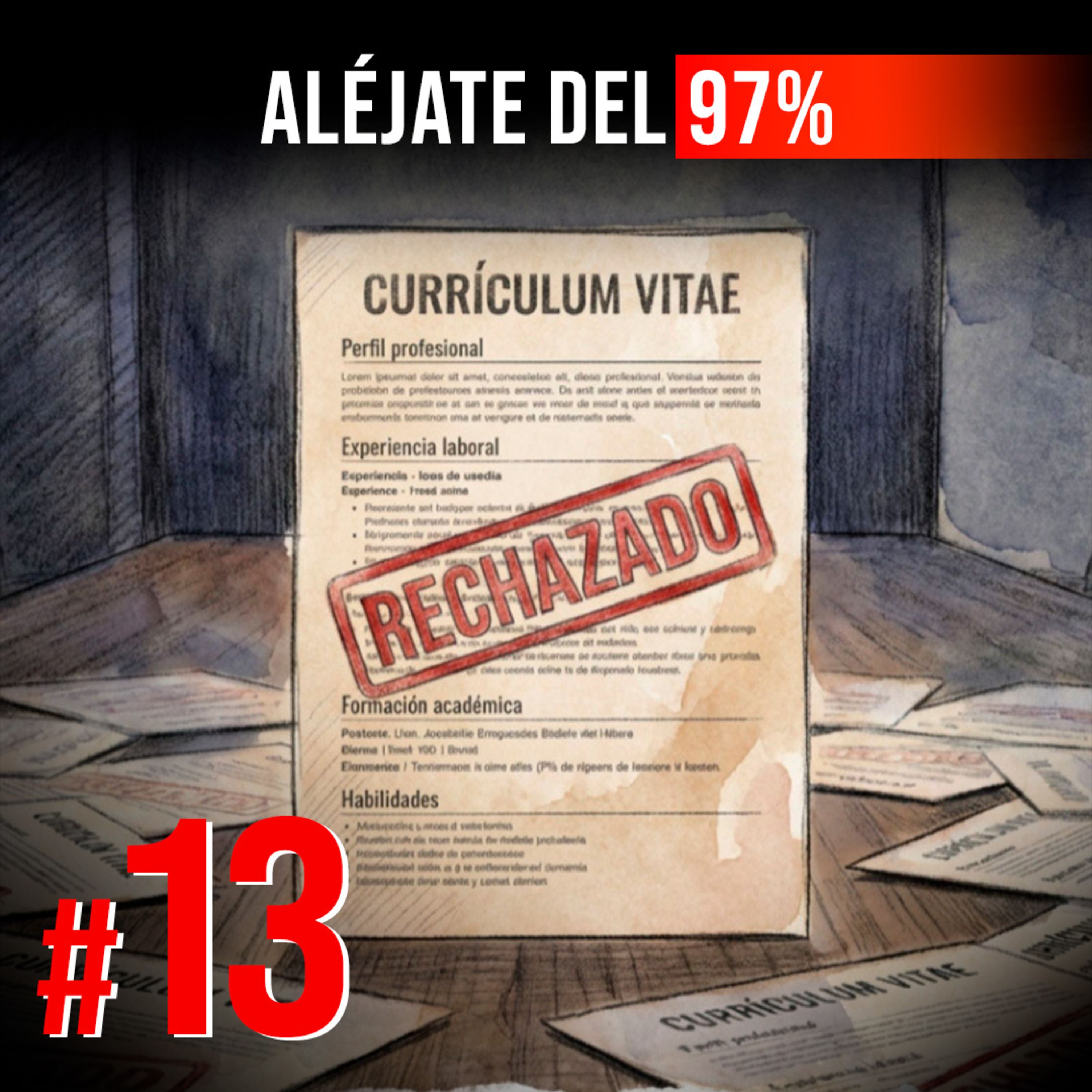 #13 | Lo que aprendí de 40 entrevistas fallidas | Humberto Herrera | Aléjate del 97%