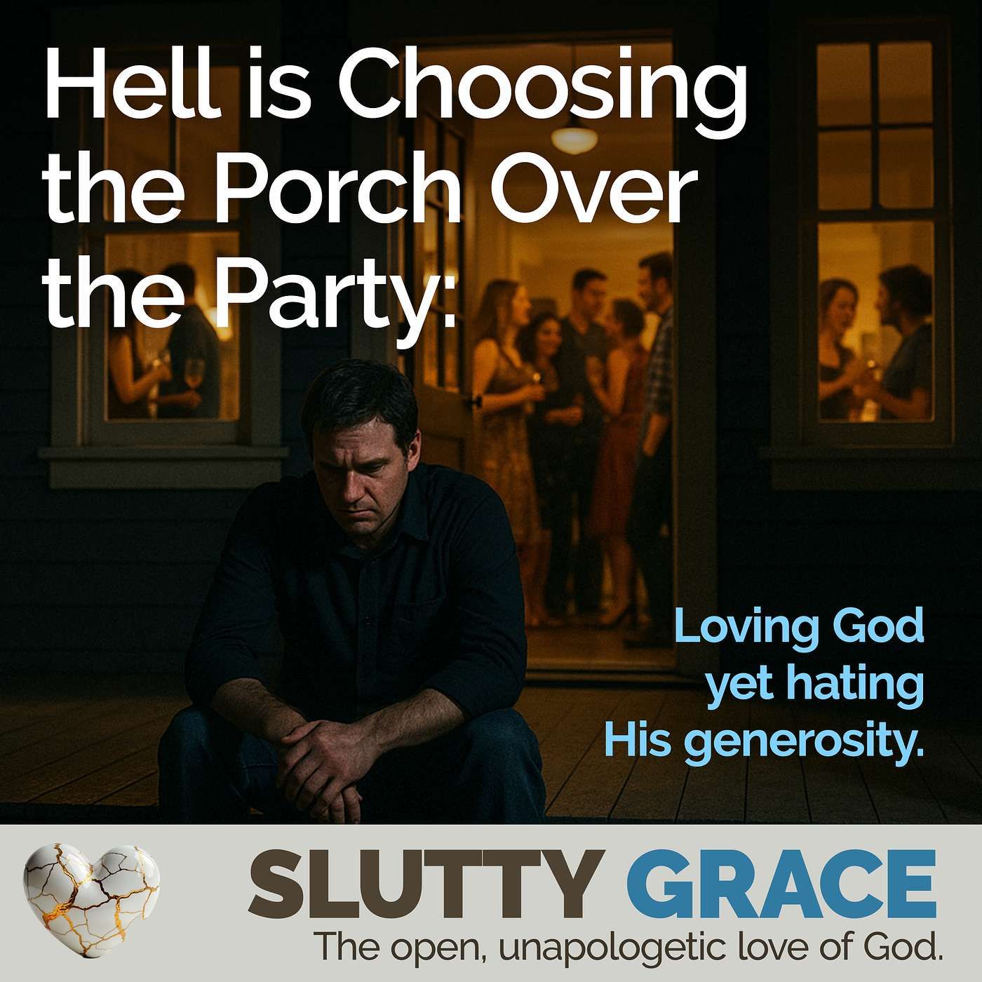 Hell is Choosing the Porch Over the PartyLoving God yet hating His generosity.