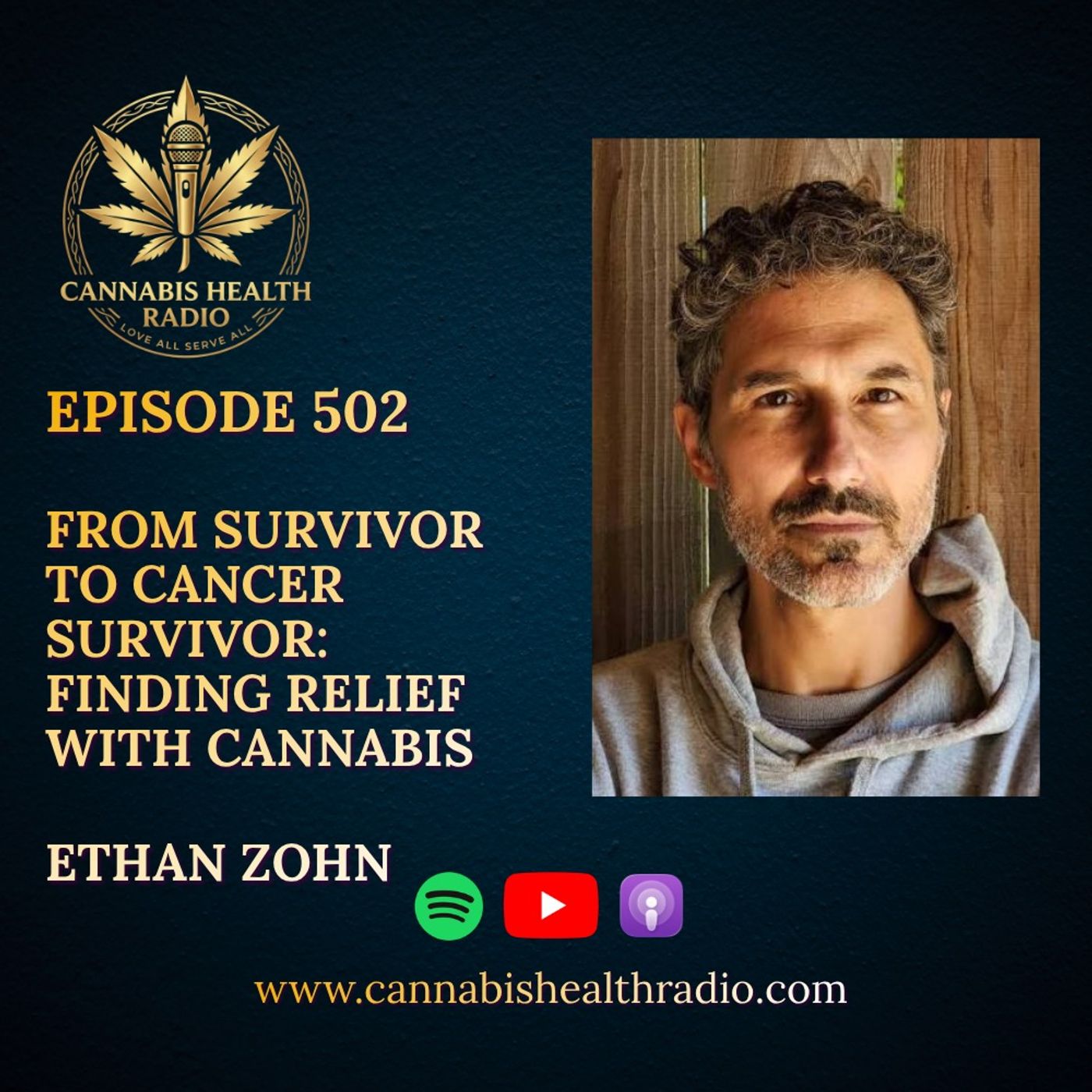 Episode 502: From Survivor to Cancer Survivor: Finding Relief with Cannabis - Ethan Zohn episode artwork