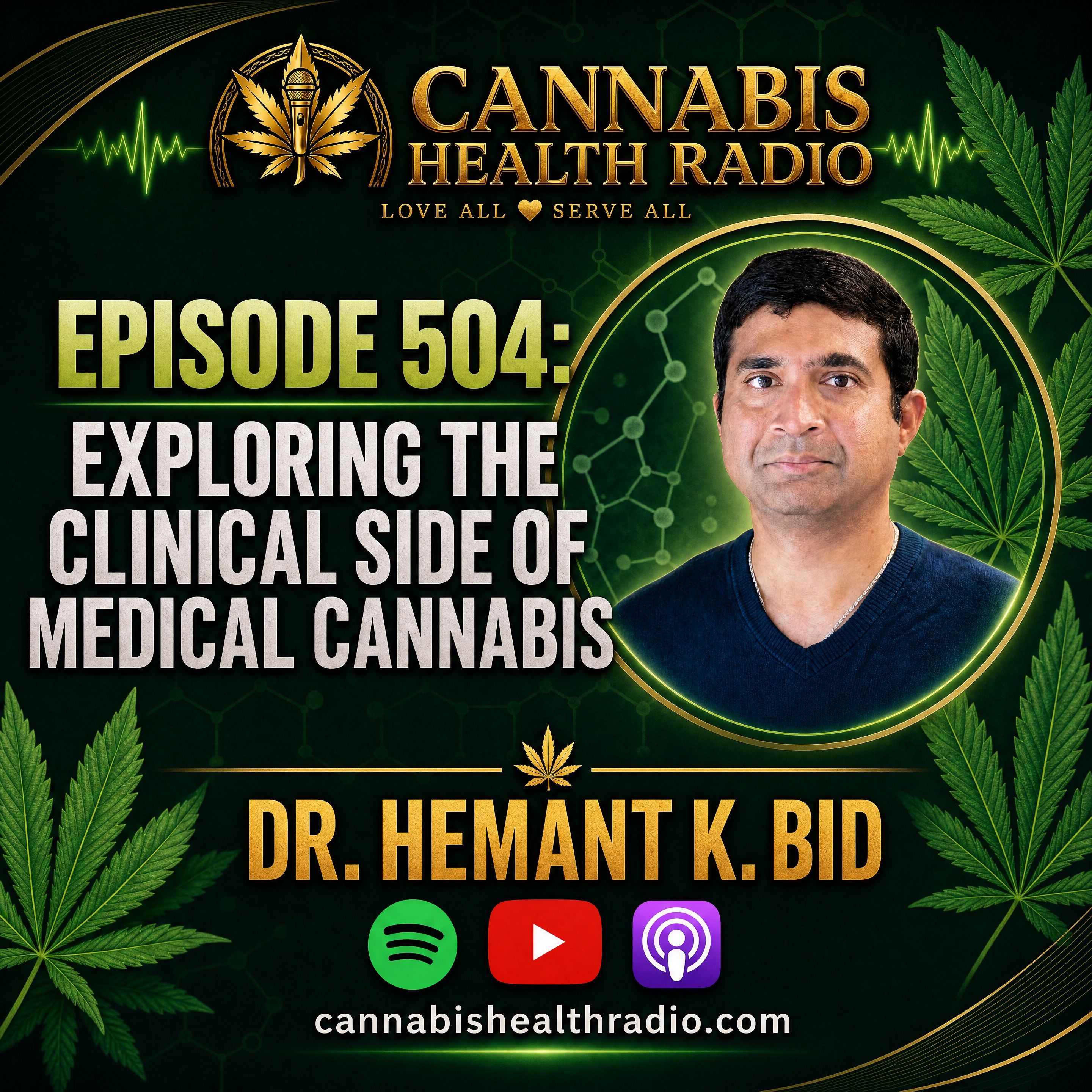 Episode 504: Exploring the Clinical Side of Medical Cannabis with Dr. Hemant K. Bid