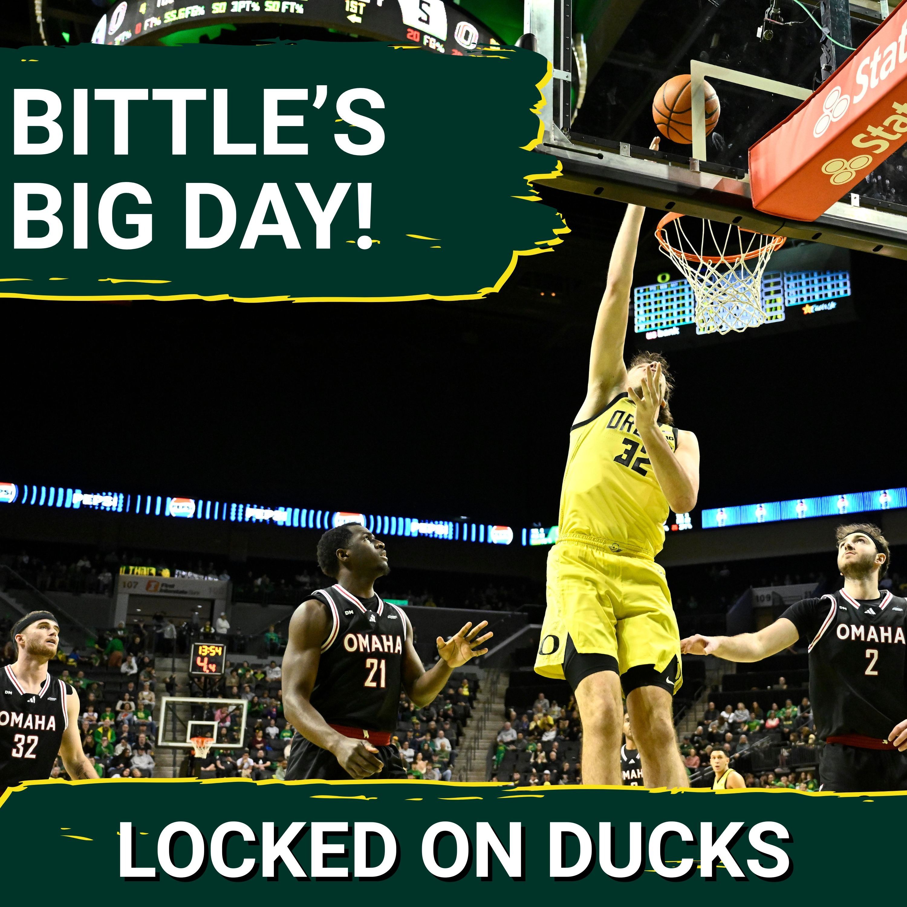 REACTION: Oregon CRUISES vs Omaha as Nate Bittle Dominates, Ducks Prepare for Big 10 Play @ Maryland