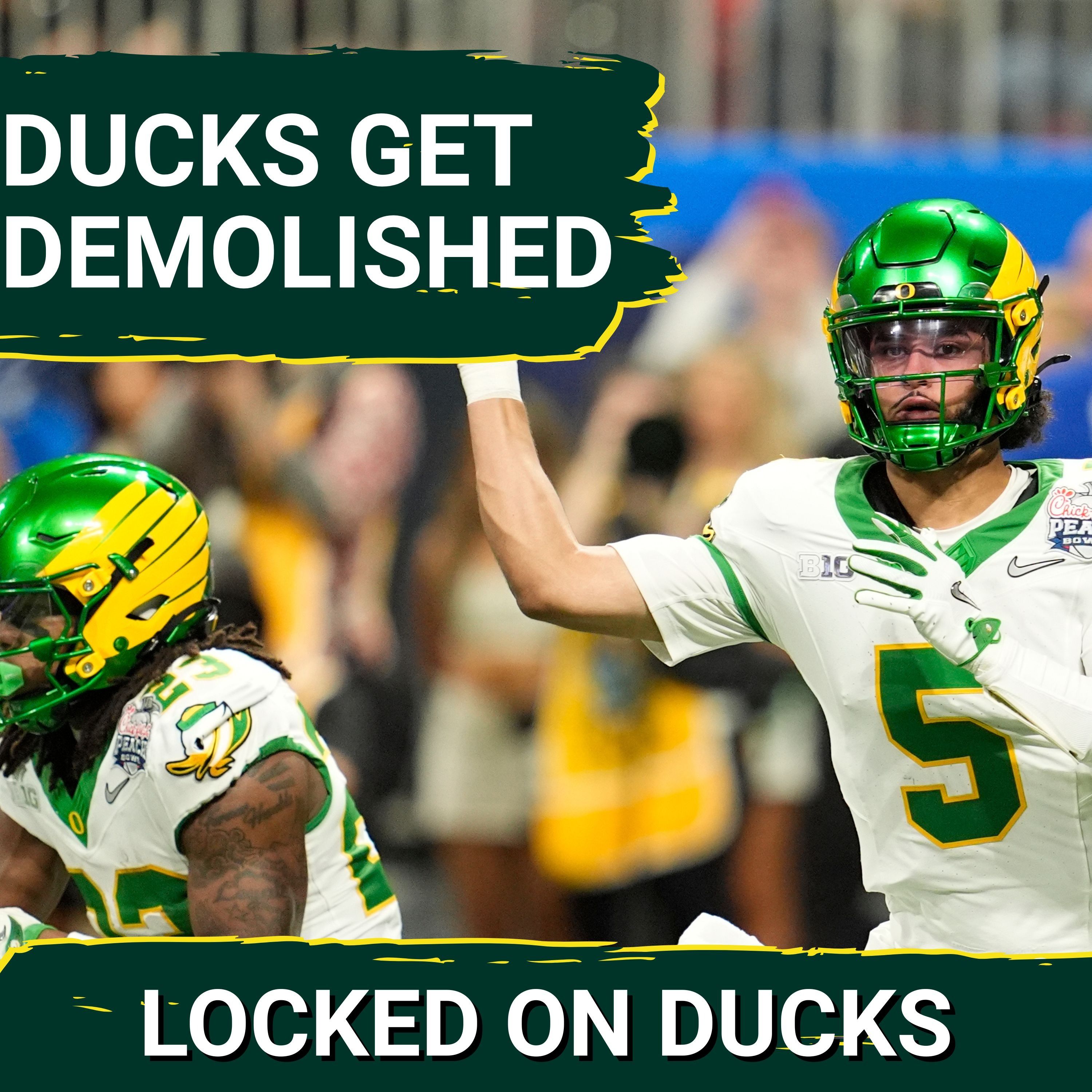 REACTION: Oregon is DEMOLISHED by Indiana in Peach Bowl, Ducks Embarrassed (Again) to End Season