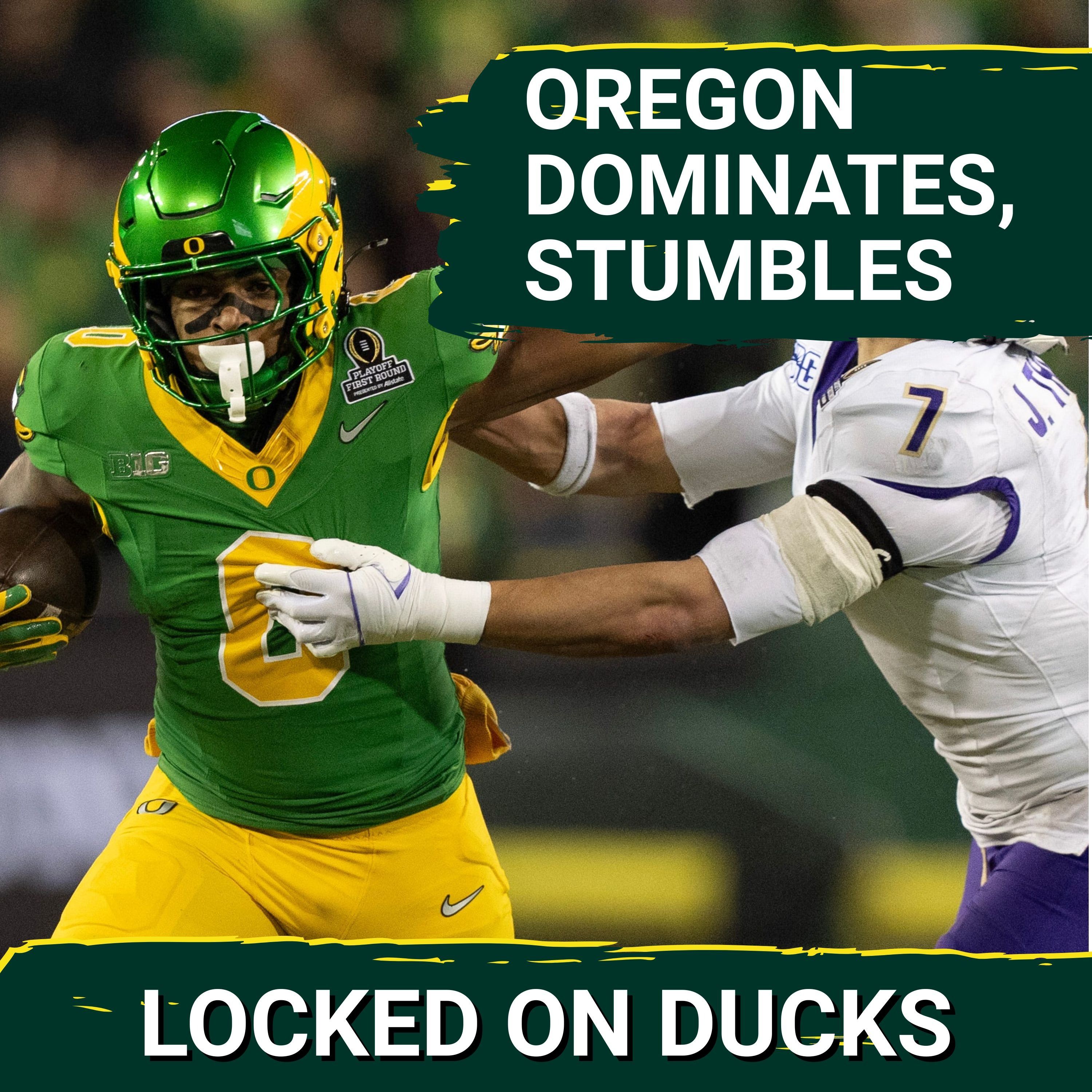 REACTION: Oregon DOMINATES James Madison in First Half, STRUGGLES on Defense in 2nd. Davison Injury?