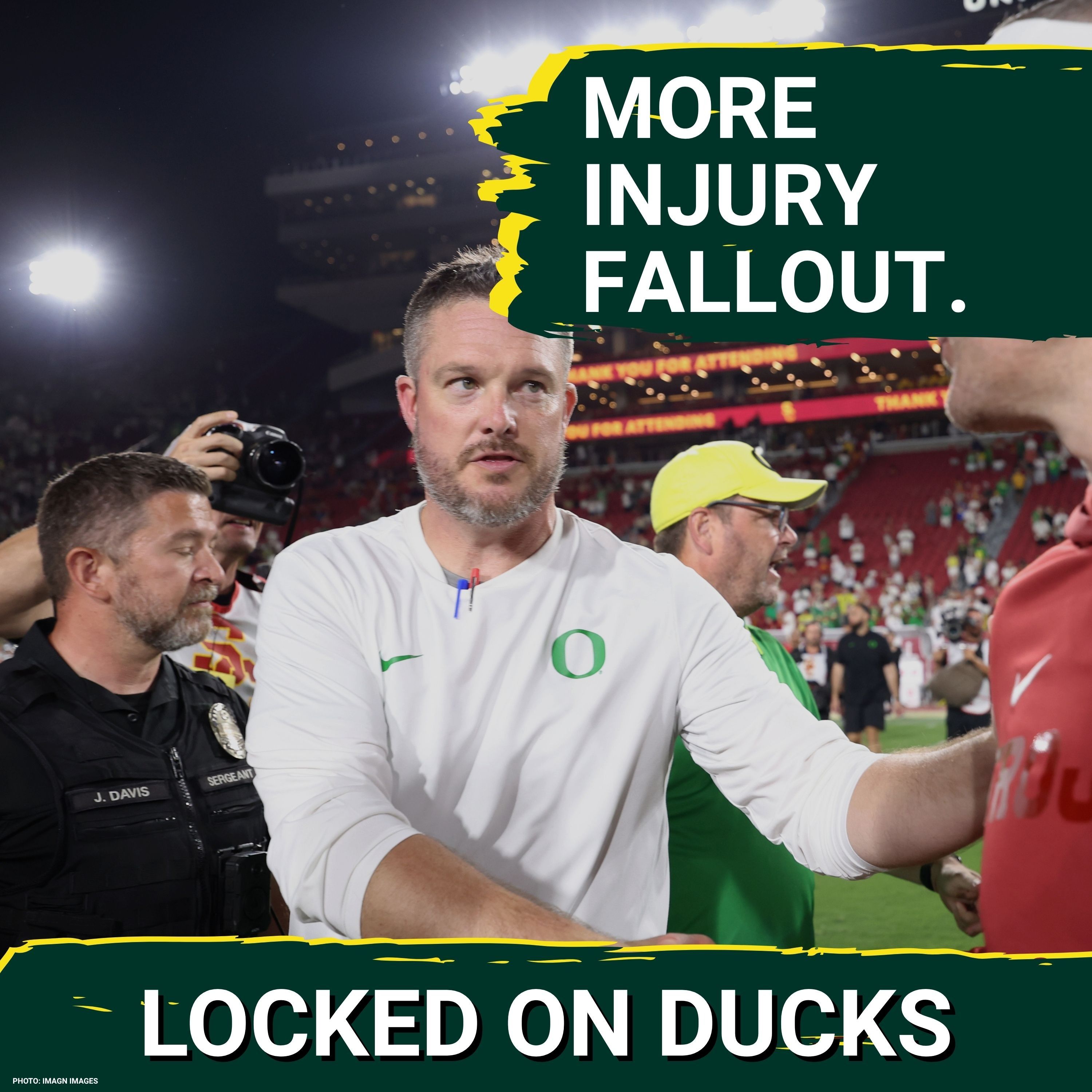 Oregon-USC Injury DRAMA Continues as Trojans "Apologize" but Big 10 Should SUSPEND Desman Stephens episode artwork