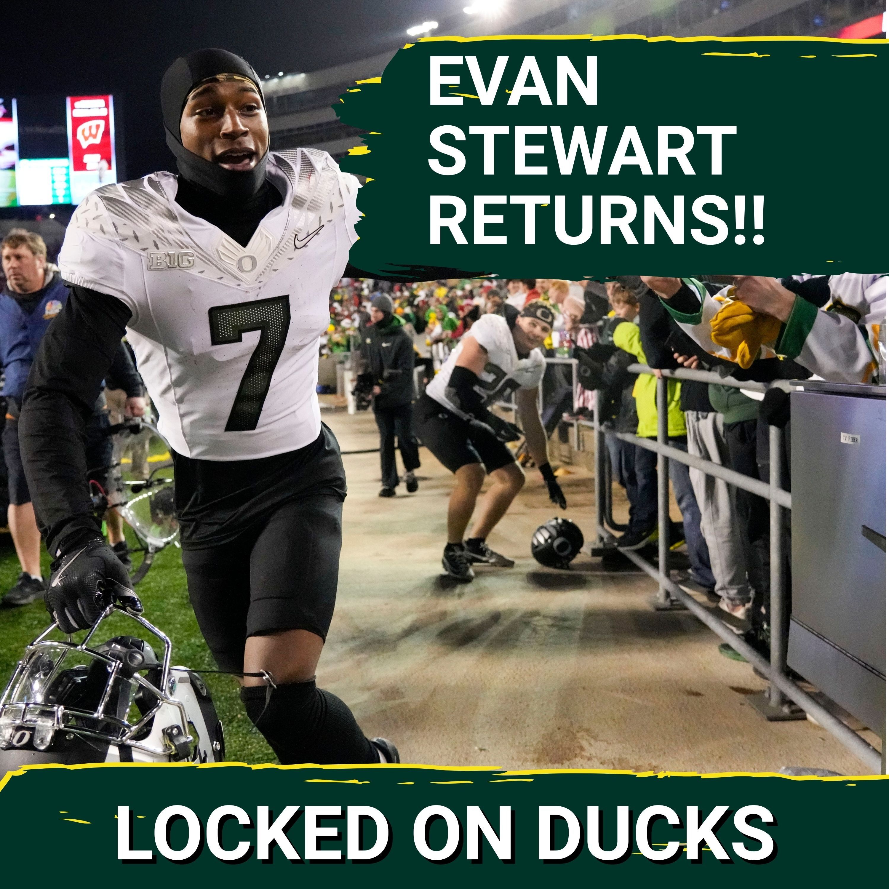 BREAKING NEWS: Oregon's Evan Stewart Will RETURN to Ducks in 2026, Dante Moore has Another Elite WR