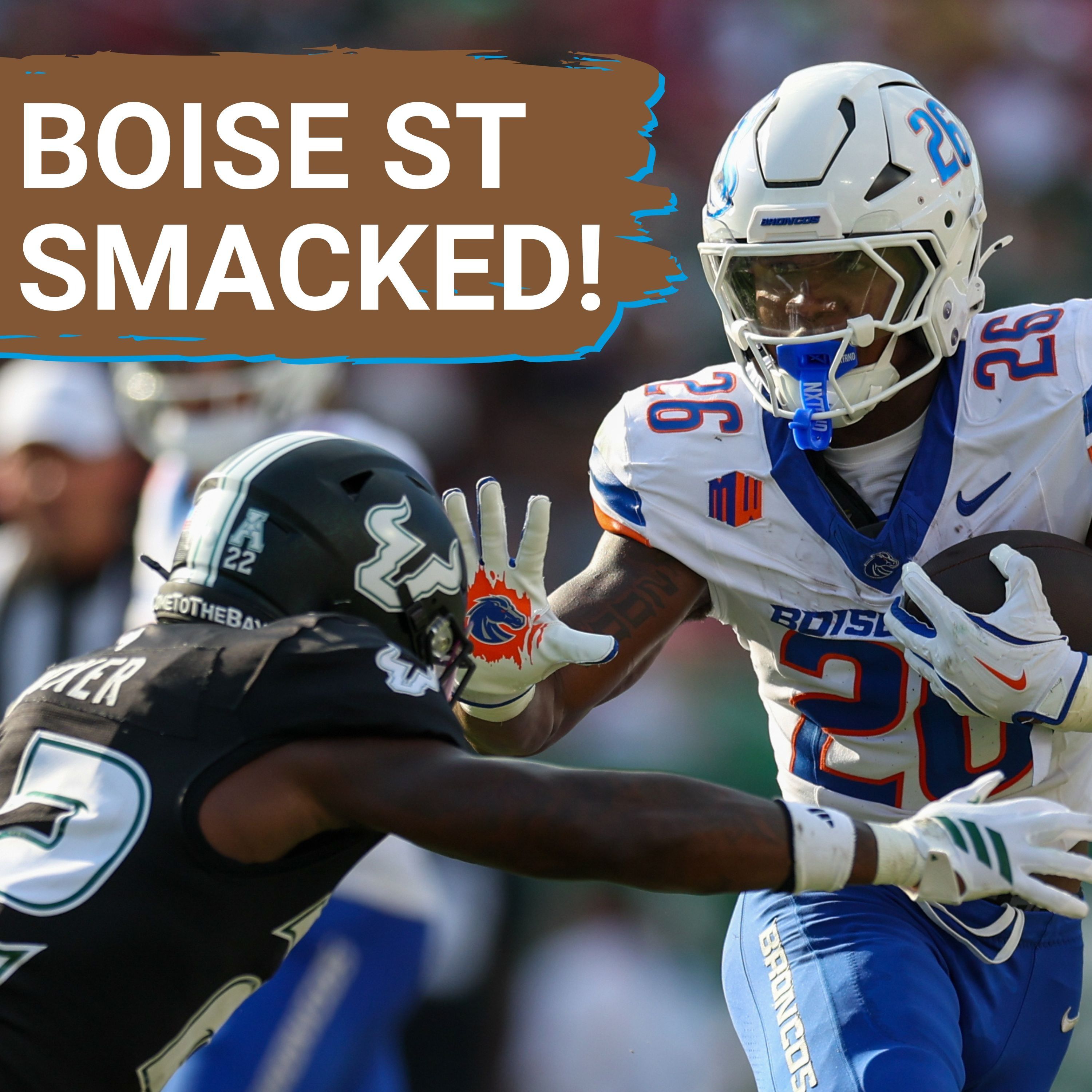 REACTION: Boise State CRUSHED by South Florida, Playoff hopes in SERIOUS jeopardy, Tulane HUGE boost