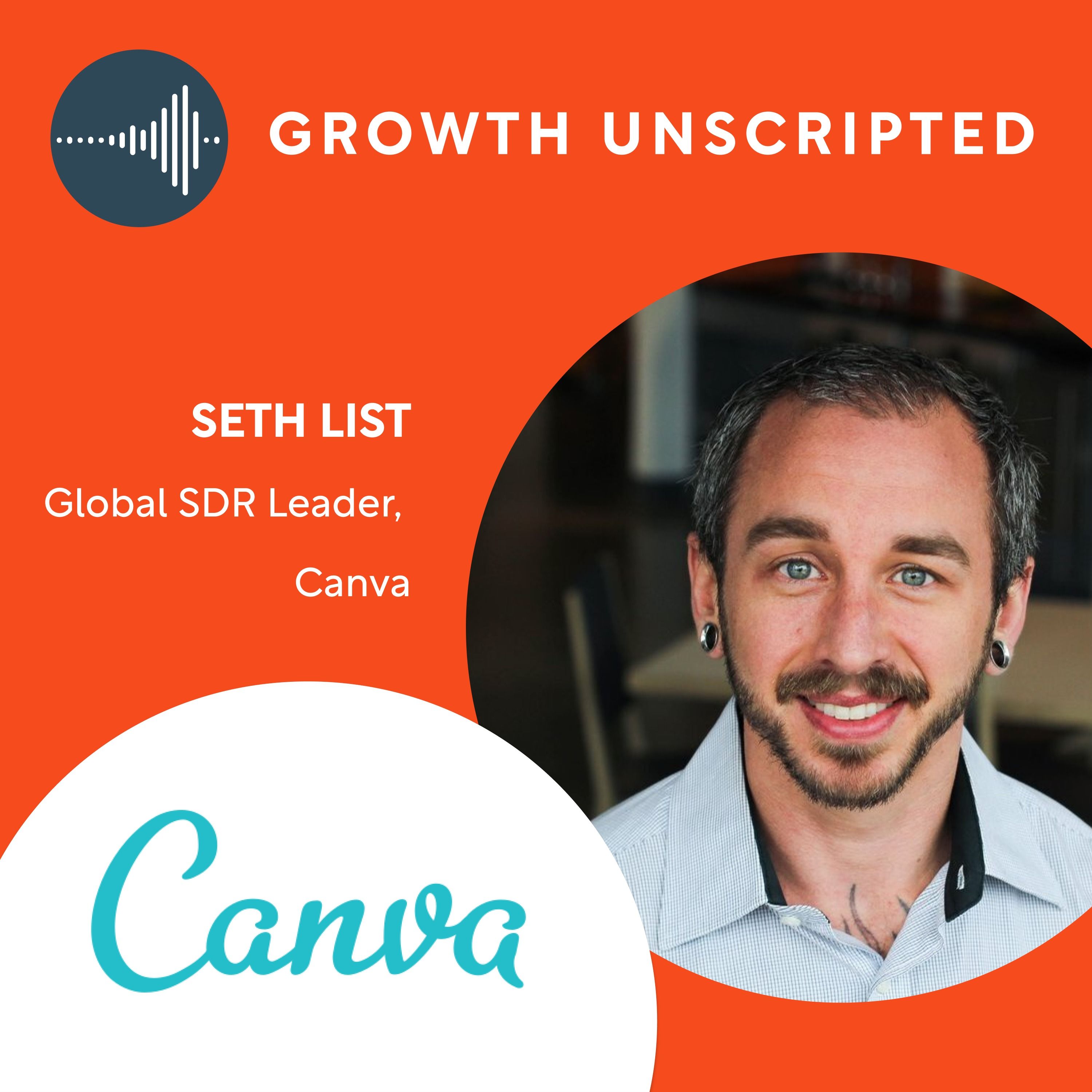 Canva Global Enterprise SDR Leader: Seth List