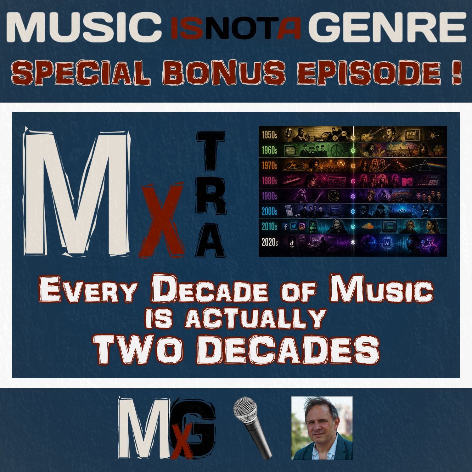 Every Music Decade is Actually TWO DECADES | BONUS MxTRA PATREON EXCLUSIVE episode artwork
