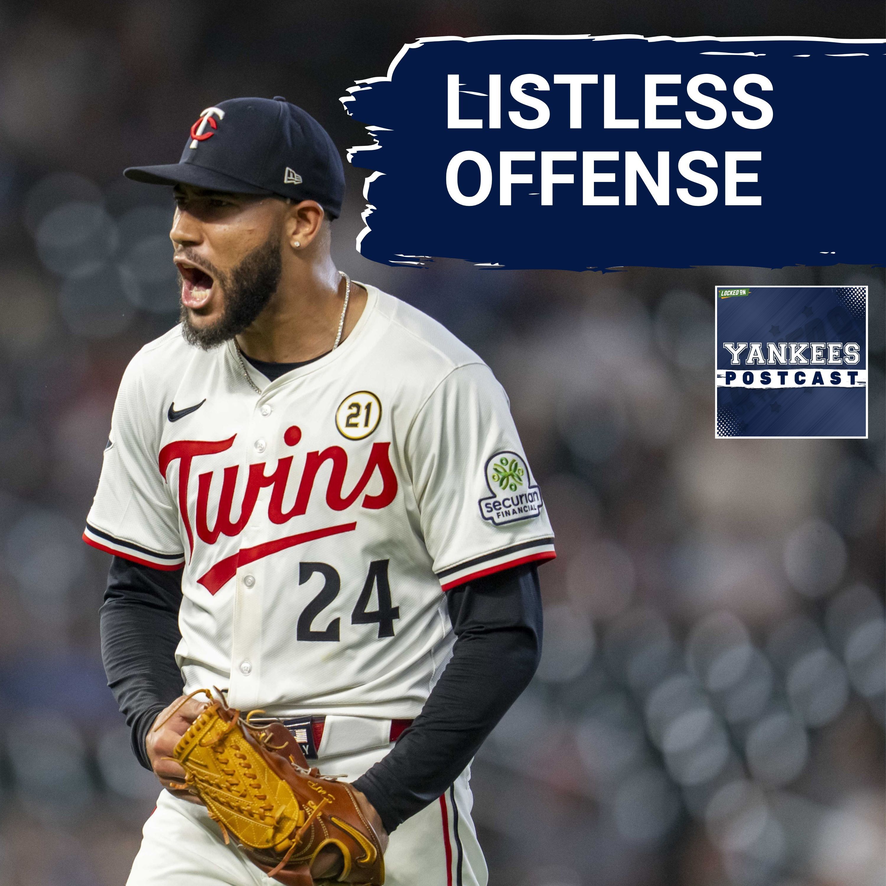 YANKEES POSTCAST: Yankees bats INVISIBLE in loss to Twins