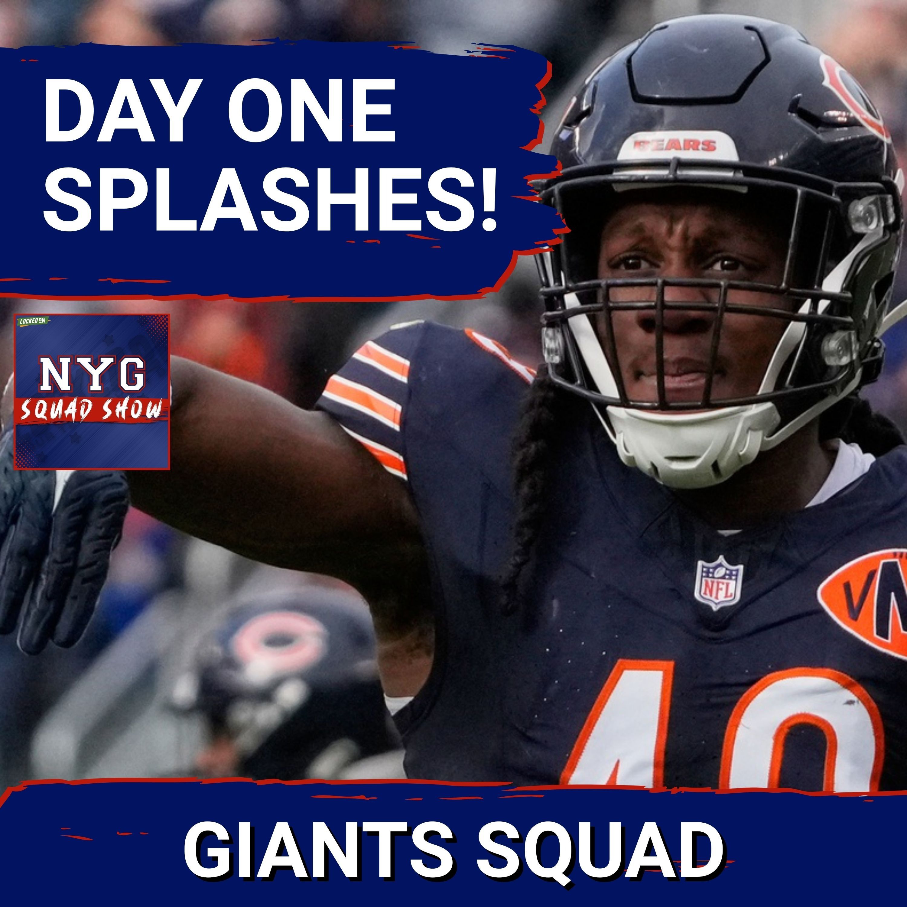 GIANTS SQUAD SHOW: Free Agency: Isaiah Likely, Tremaine Edmunds Deals