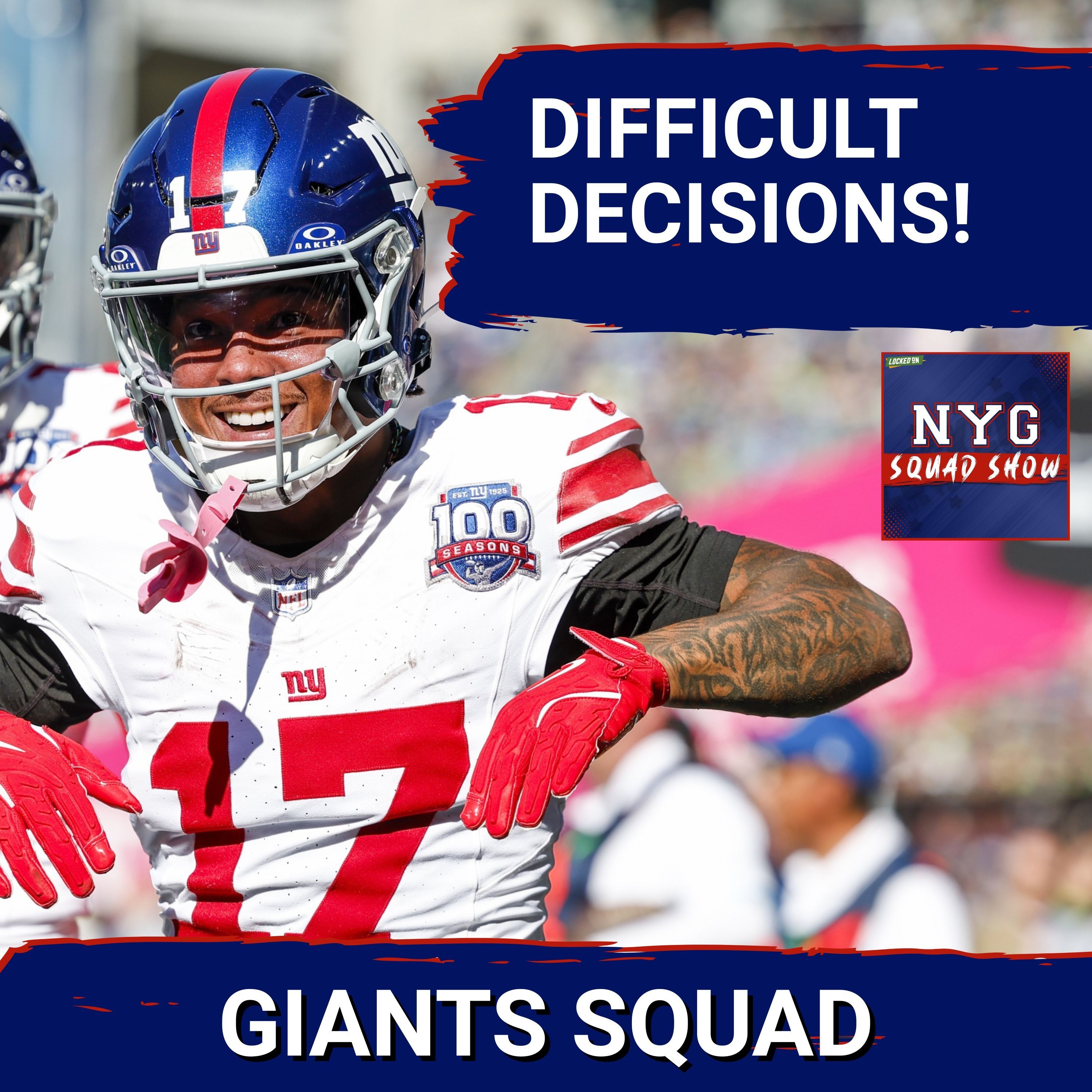 GIANTS SQUAD SHOW: HUGE Decisions for John Harbaugh on Pending Free Agents!