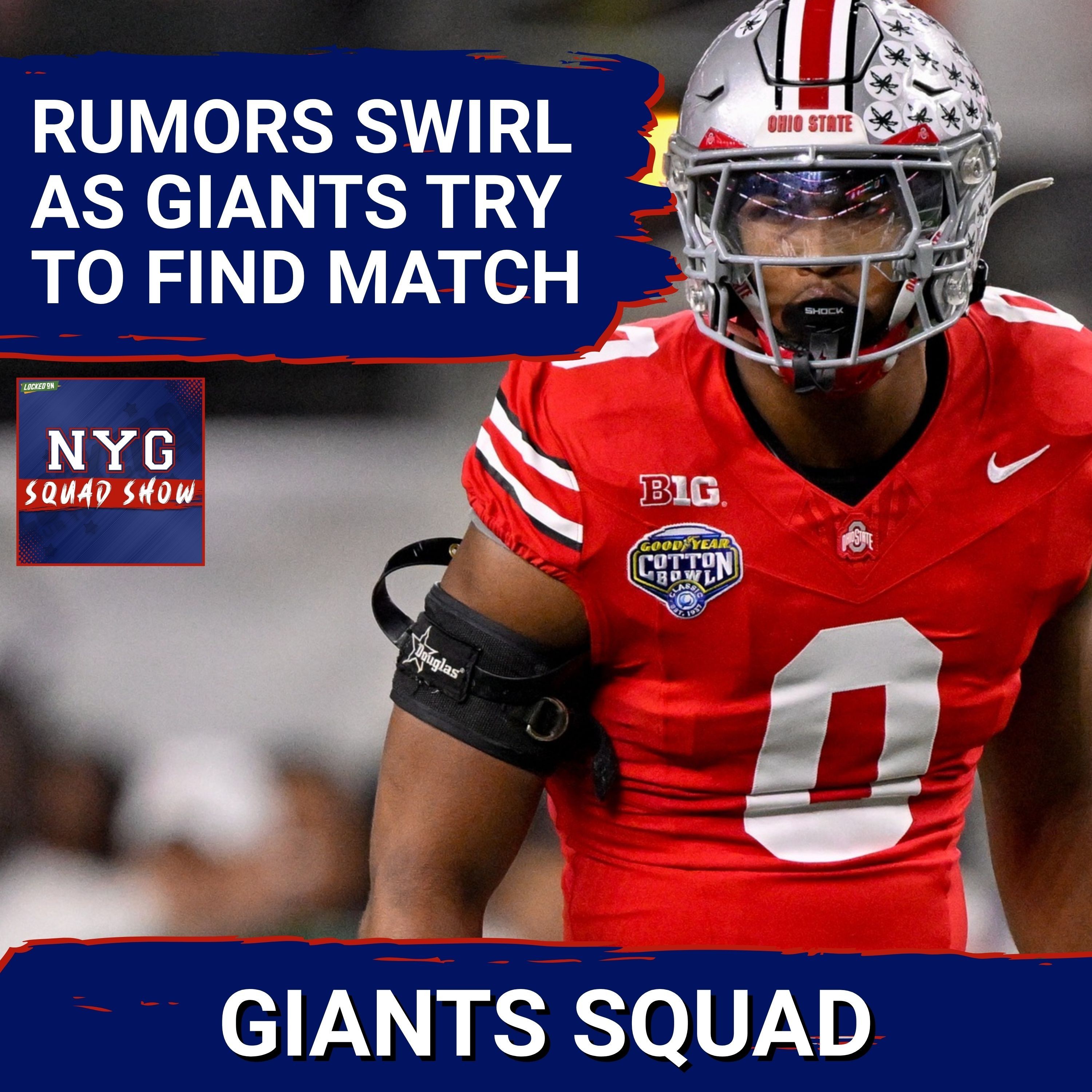 GIANTS SQUAD SHOW: Draft Strategy: Jeremiyah Love, O-Line Needs, Sonny Styles Fit
