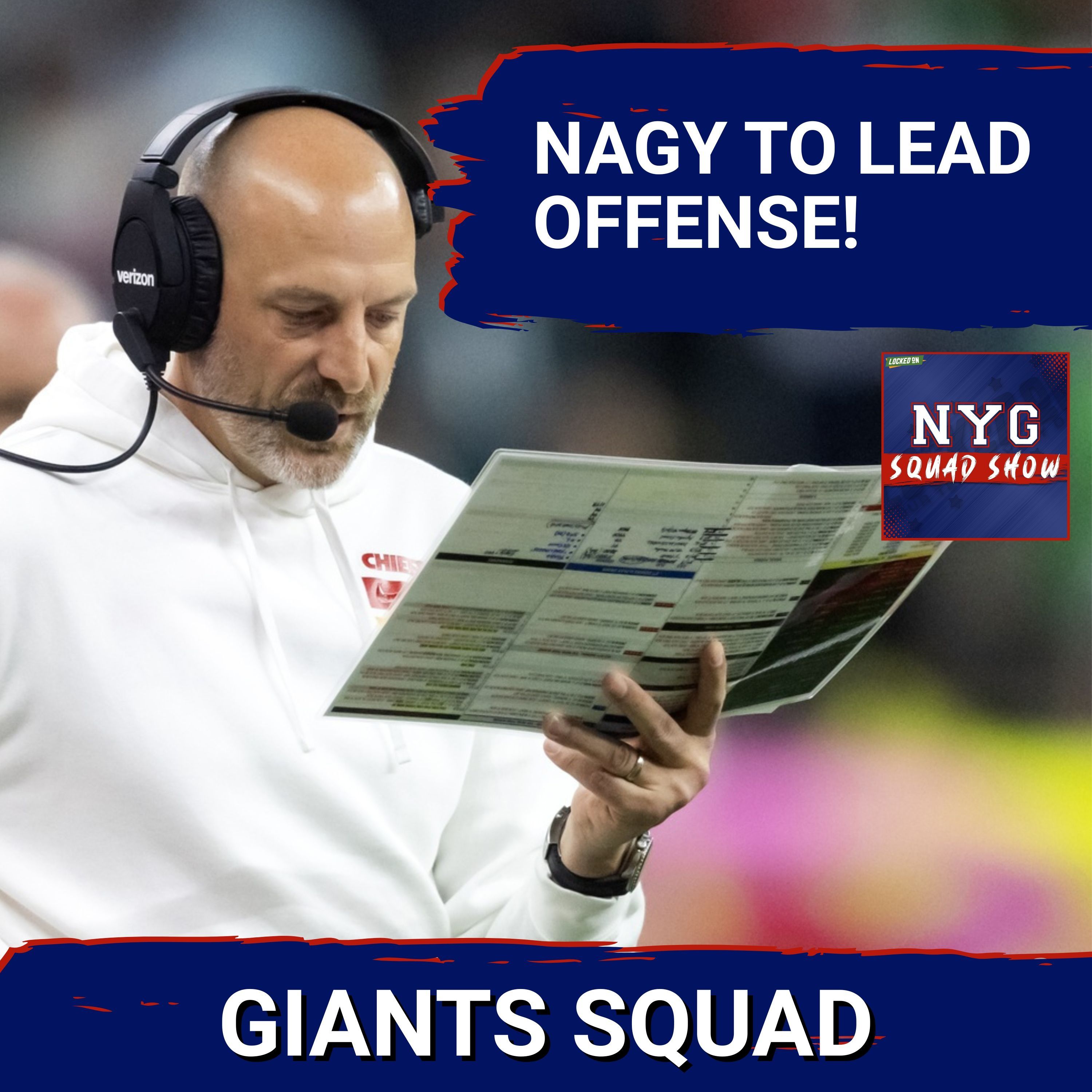 GIANTS SQUAD SHOW: Matt Nagy will be the new O.C