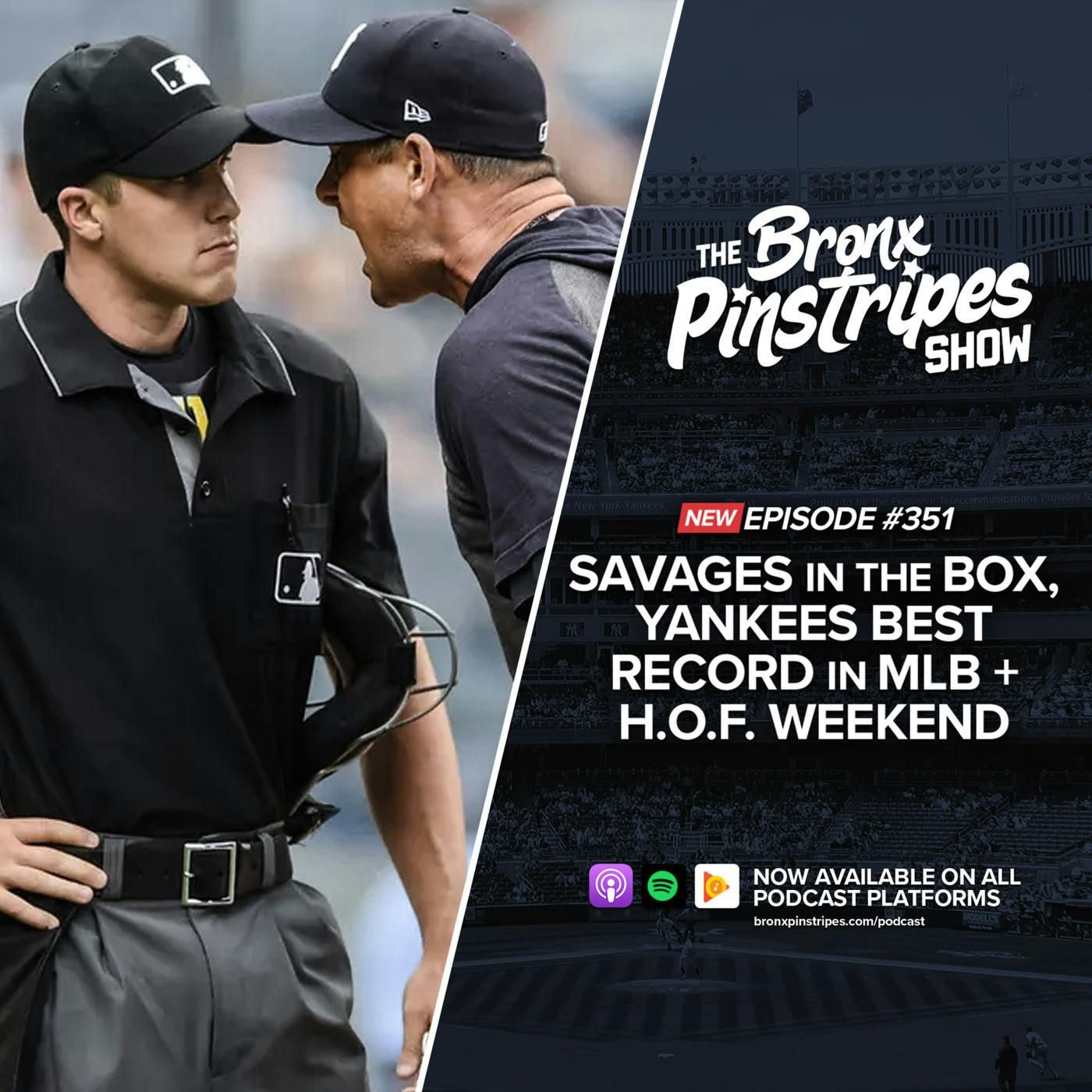 Savages in the Box, Yankees best record in MLB + HOF weekend episode artwork