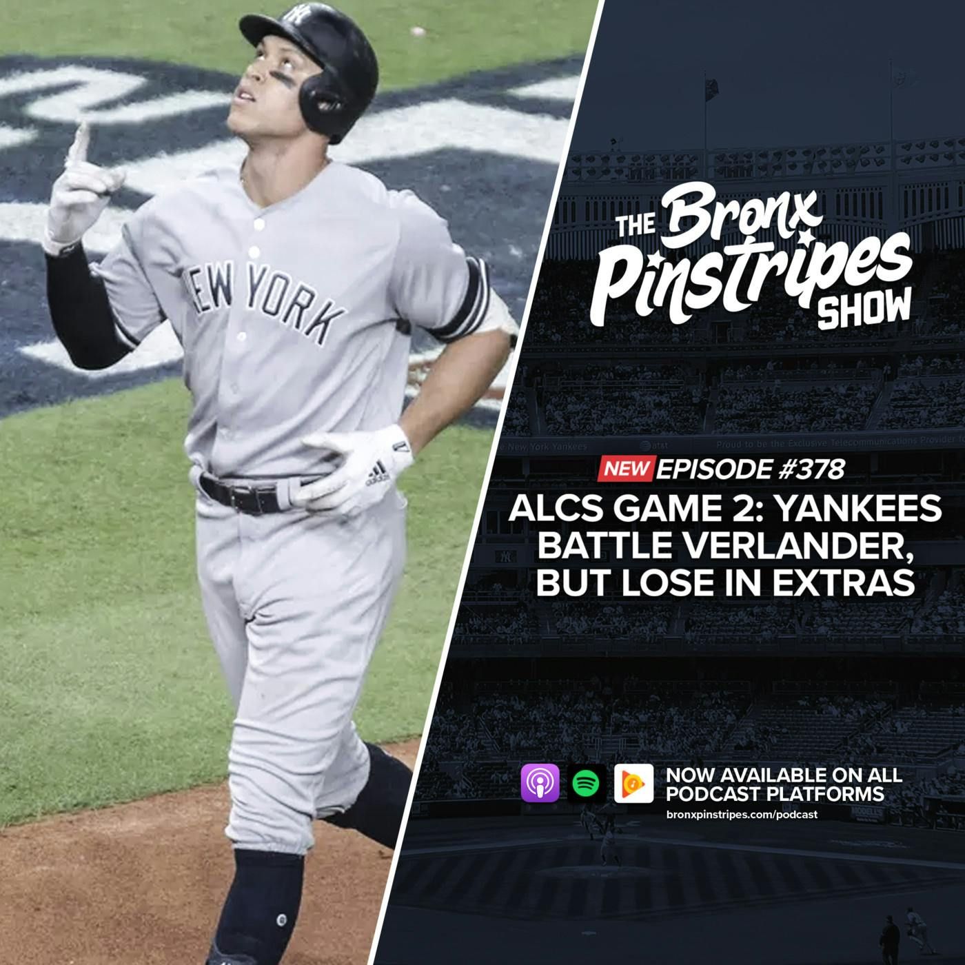 ALCS Game 2: Yankees battle Verlander, but lose in extras episode artwork