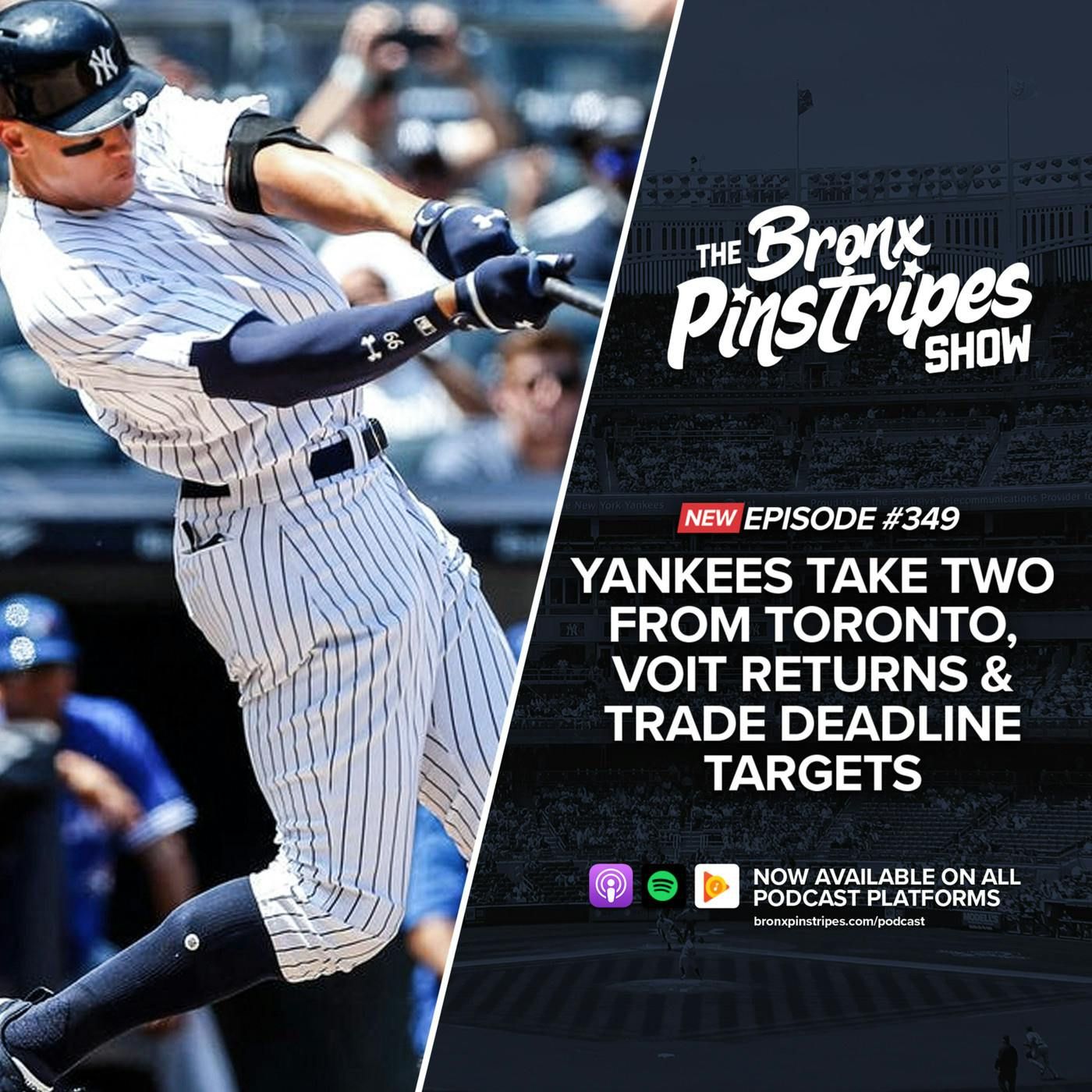 Yankees Take Two From Toronto, Voit Returns + Trade Deadline Targets episode artwork