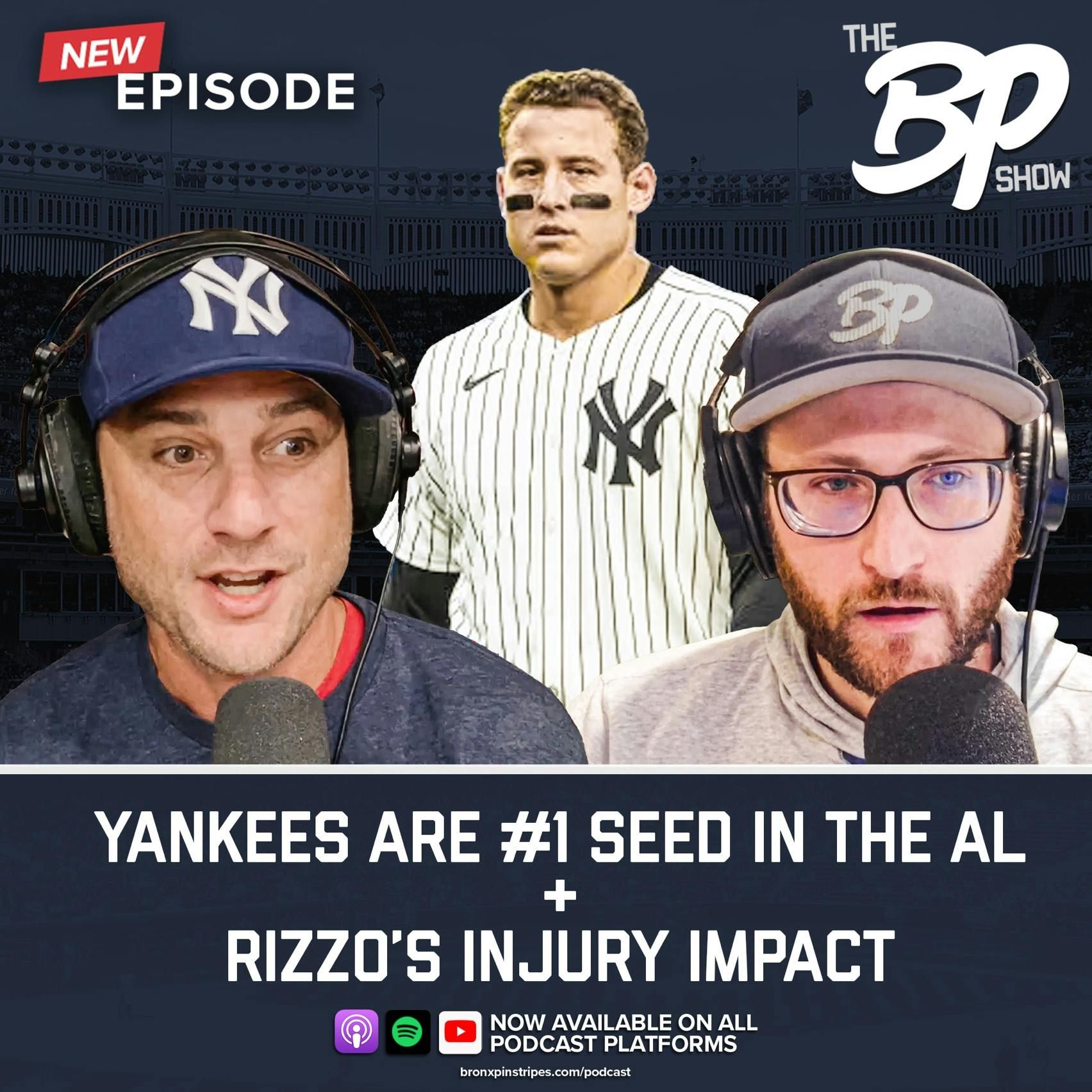 Yankees #1 Seed in the AL + Rizzo’s injury impact episode artwork